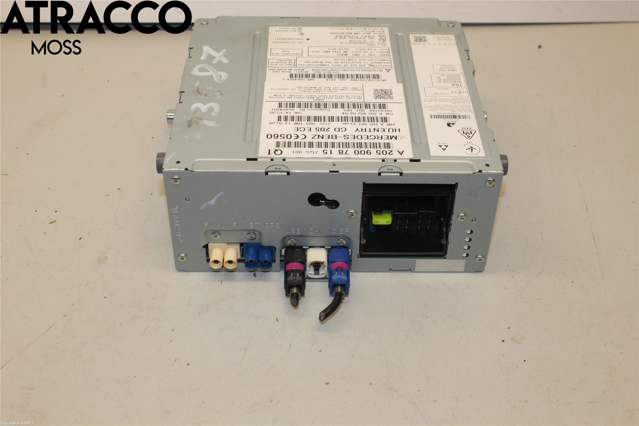 Mercedes-Benz MB C-KLASS (W205) 14-21 Cd Radio - Multimediapanel
