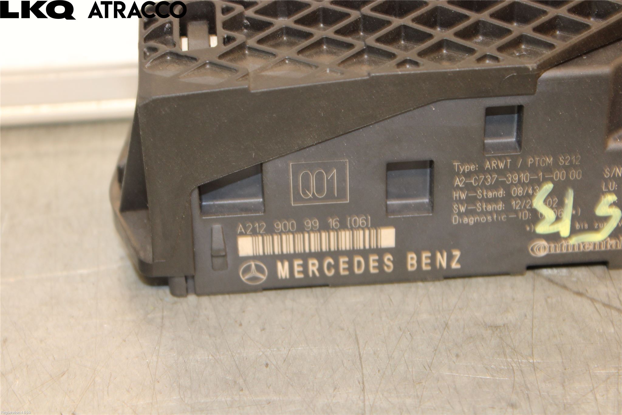 Mercedes-Benz MB E-KLASS (W212) 09-16 Styrenhet Baklucka