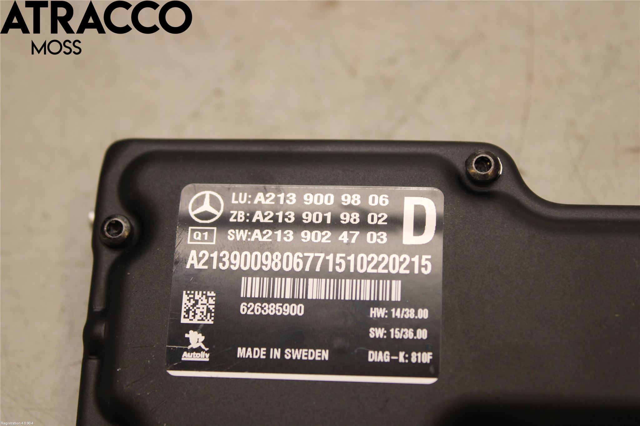 Mercedes-Benz MB E-KLASS (W213) 16-23 Sensor Aktivt Kollisionsskydd