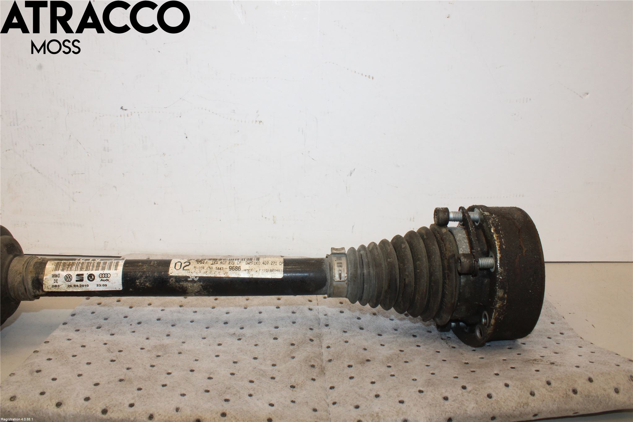 Volkswagen VW GOLF VI 09-13 Drivaxel Fram Vänster