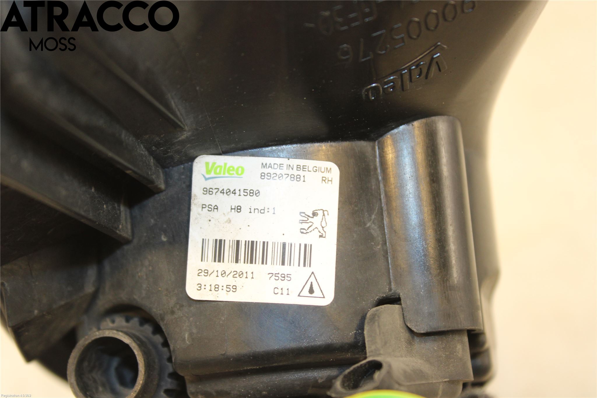 Peugeot 308 08-13 Dimljus-Varselljus Fram