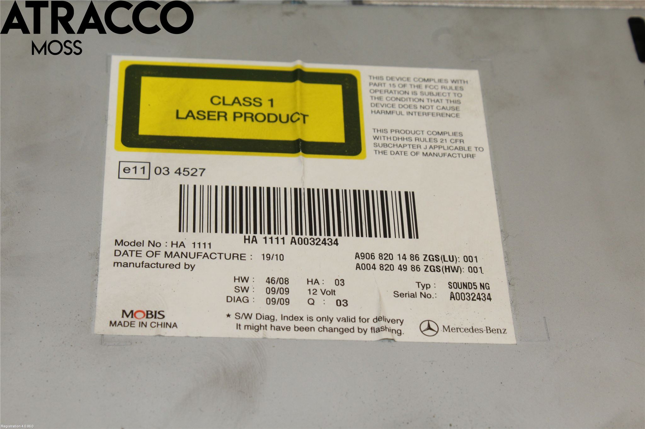 Mercedes-Benz MB SPRINTER (W906) 06-18 Radio