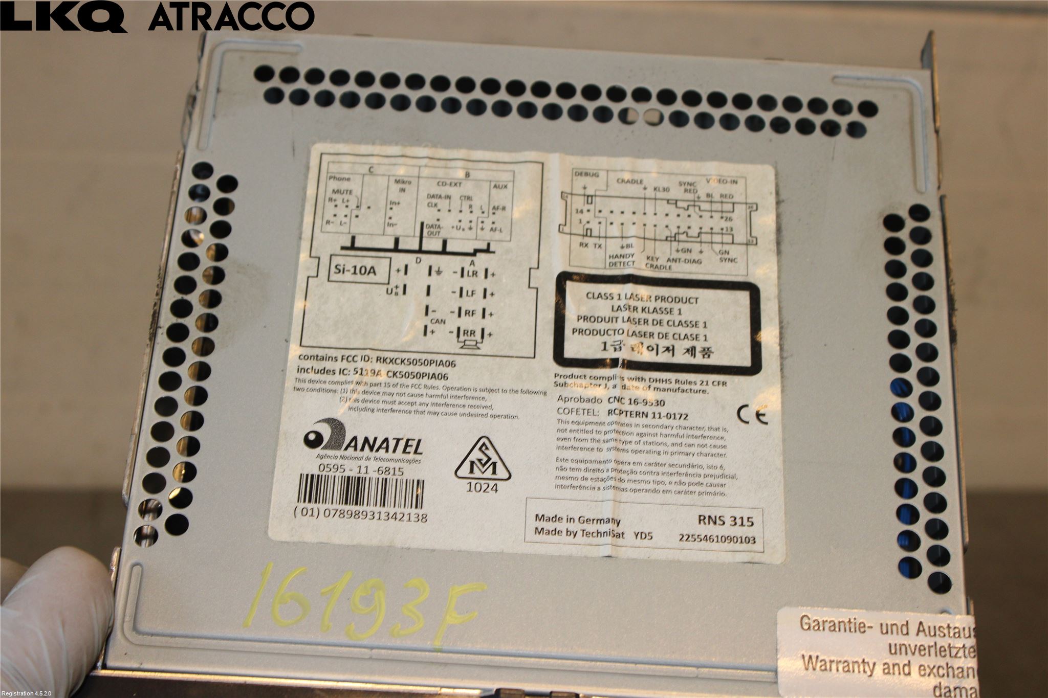 Skoda SUPERB 09-15 Cd Radio - Multimediapanel
