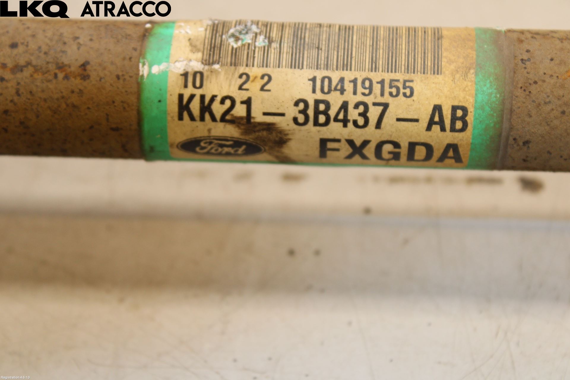 Ford TRANSIT/TOURNEO CUSTOM 13-24 Drivaxel Fram Vänster