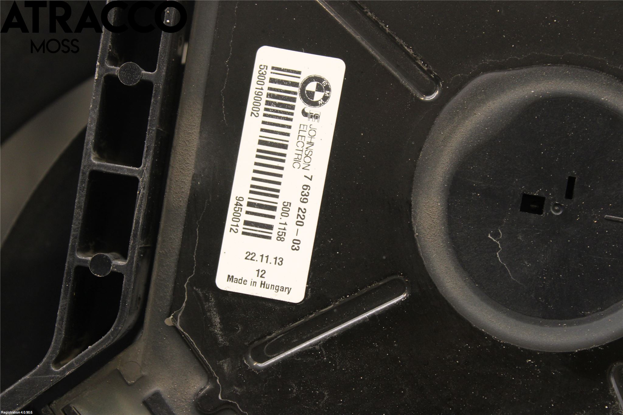 BMW i3 I01 13-22 Kylfläkt El