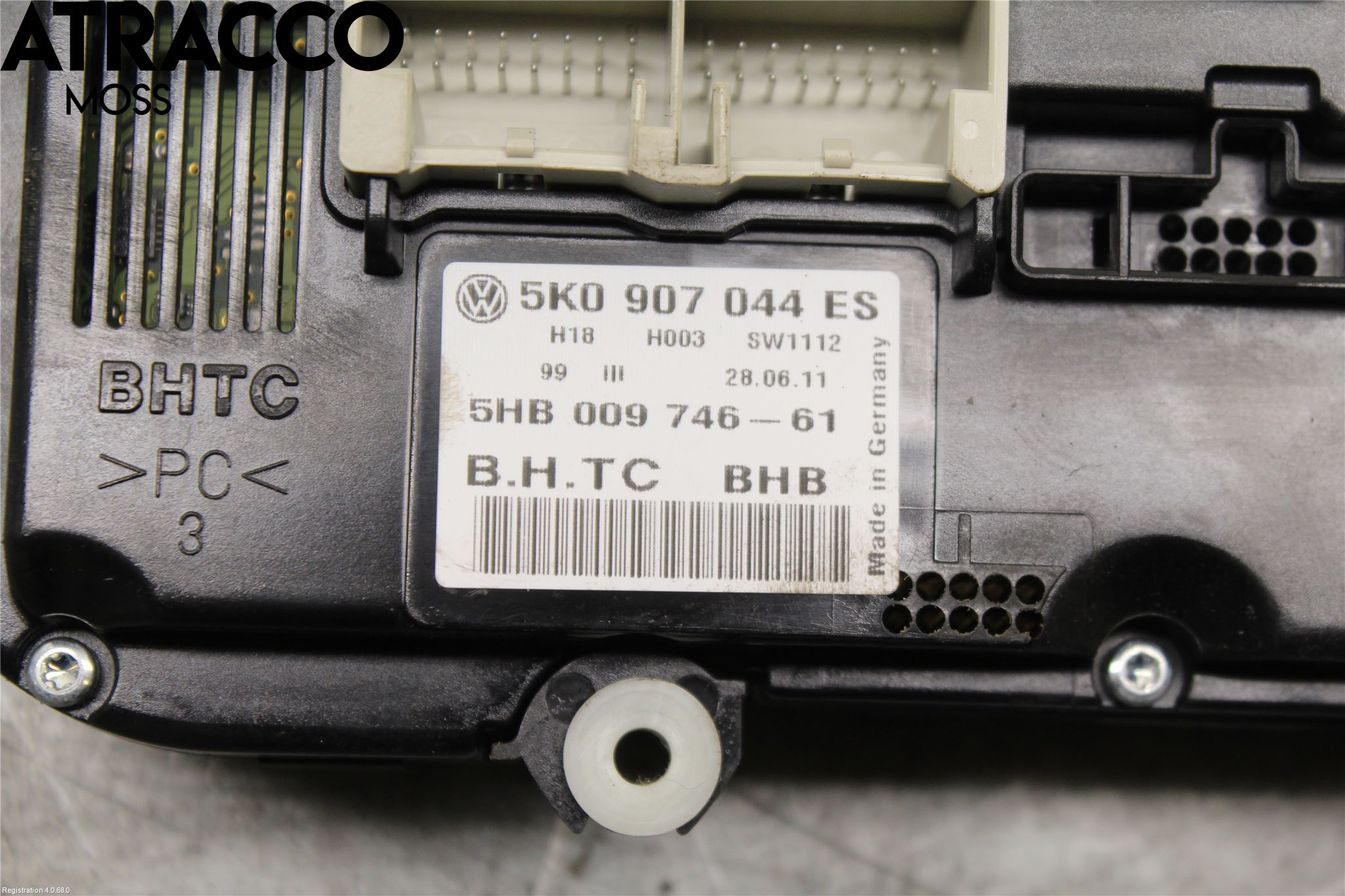 Volkswagen VW GOLF VI 09-13 Ac Styrenhet Ac Manöveren