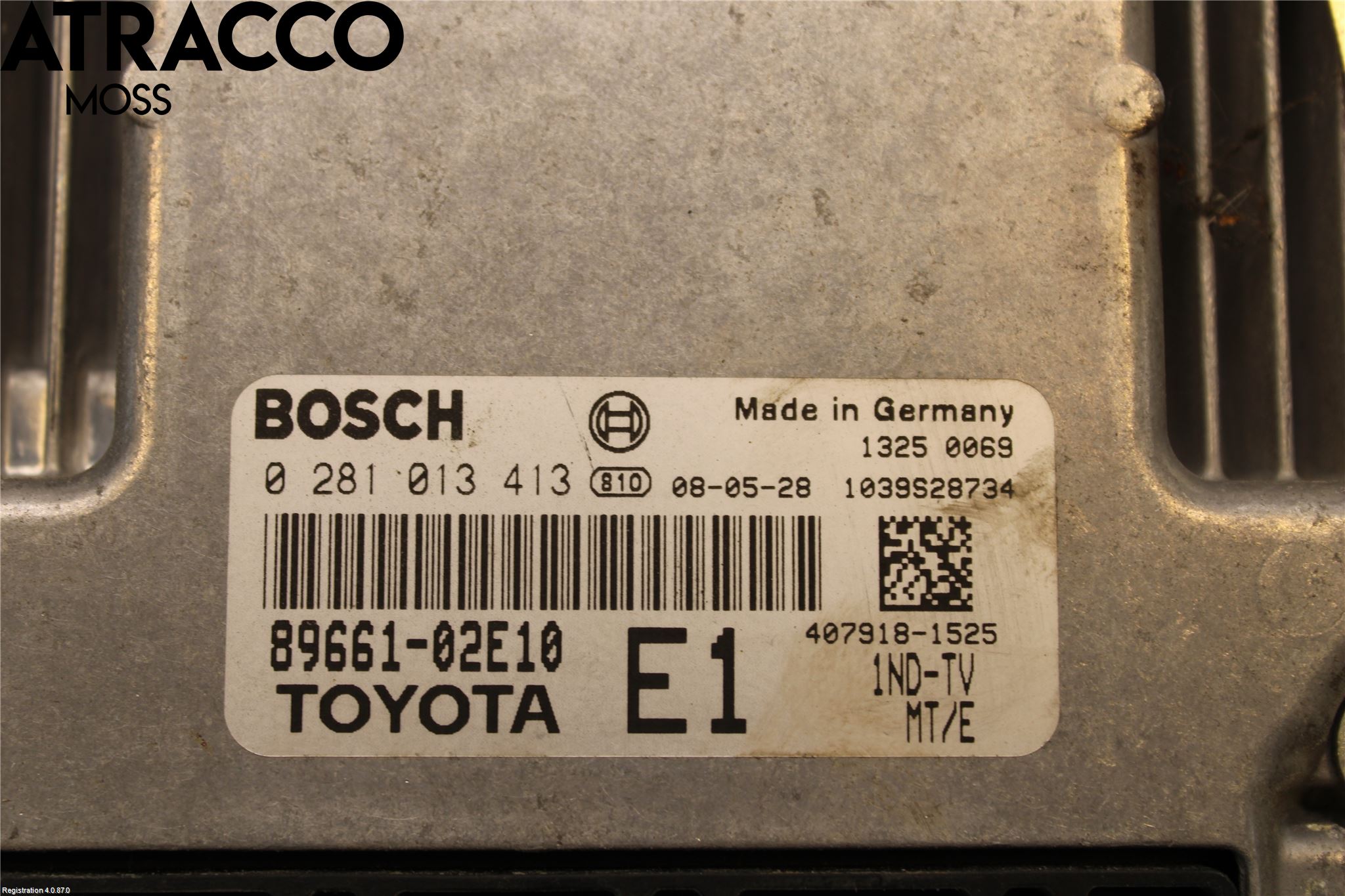 Toyota AURIS 10-12 Styrenhet Insprut Bensin