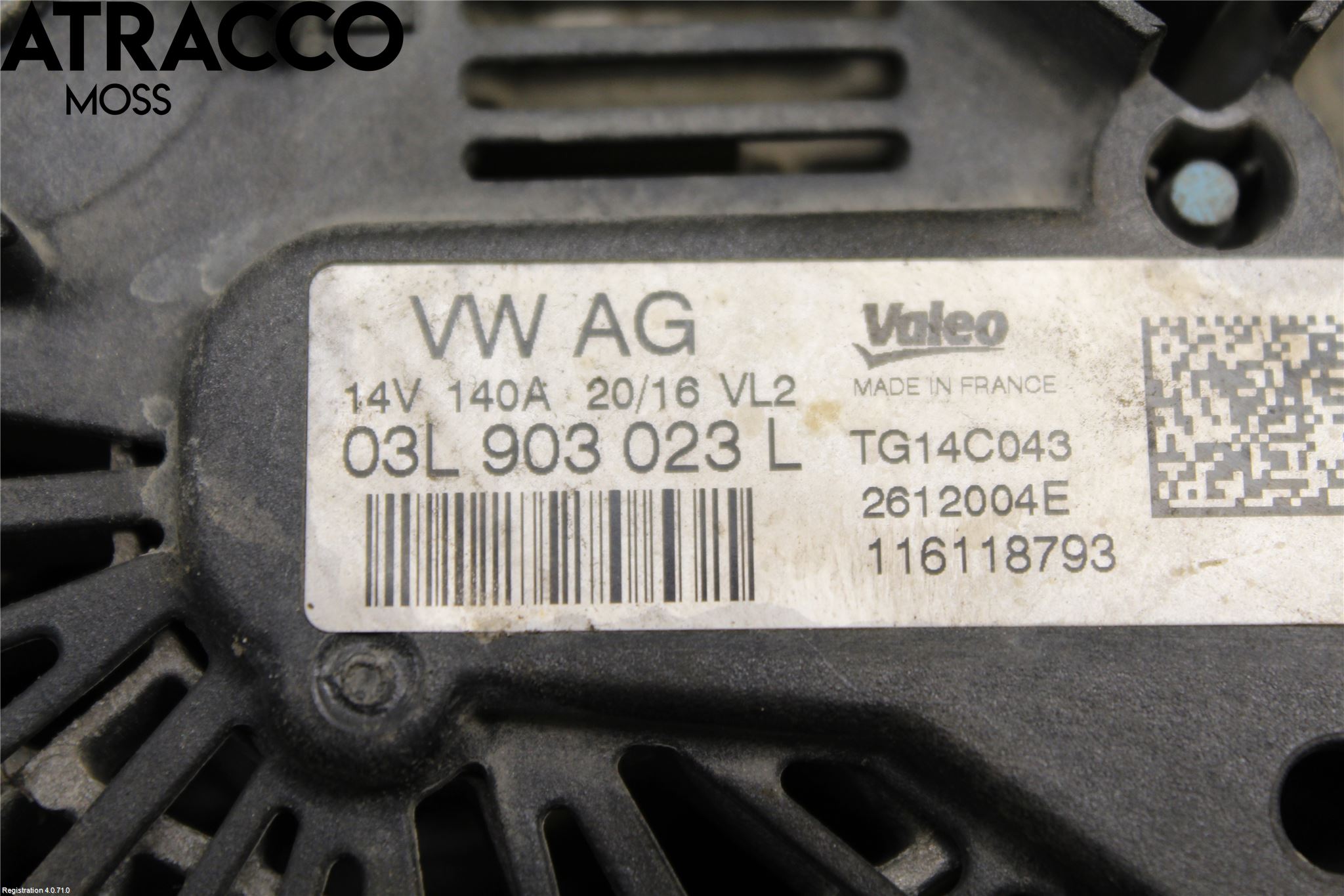 Volkswagen VW CADDY 16-20 Generator