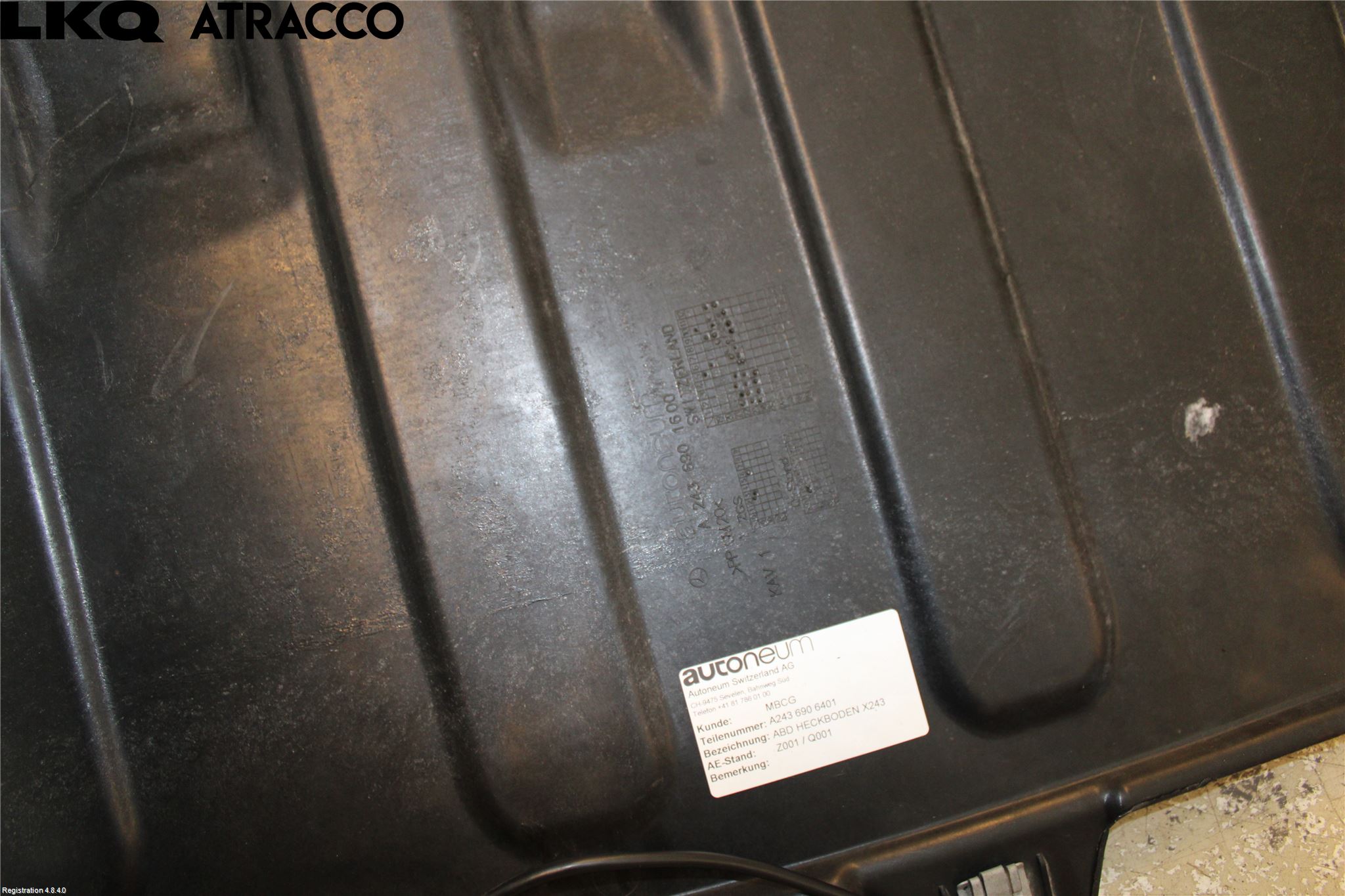 Mercedes-Benz MB EQB (X243) 22- Hasplåt Plåt-Plast