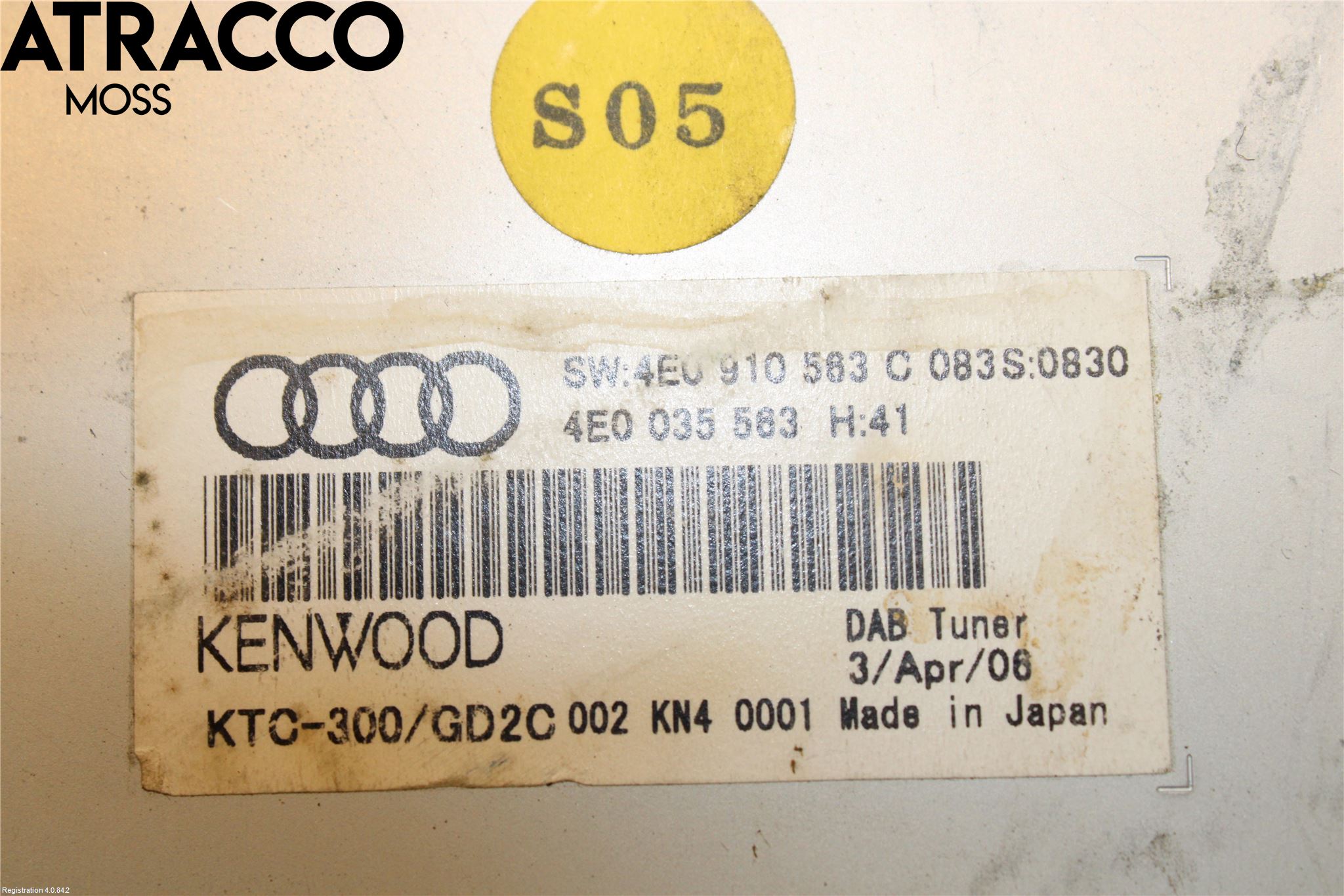 Audi A6/S6     05-11 Radio Övrigt