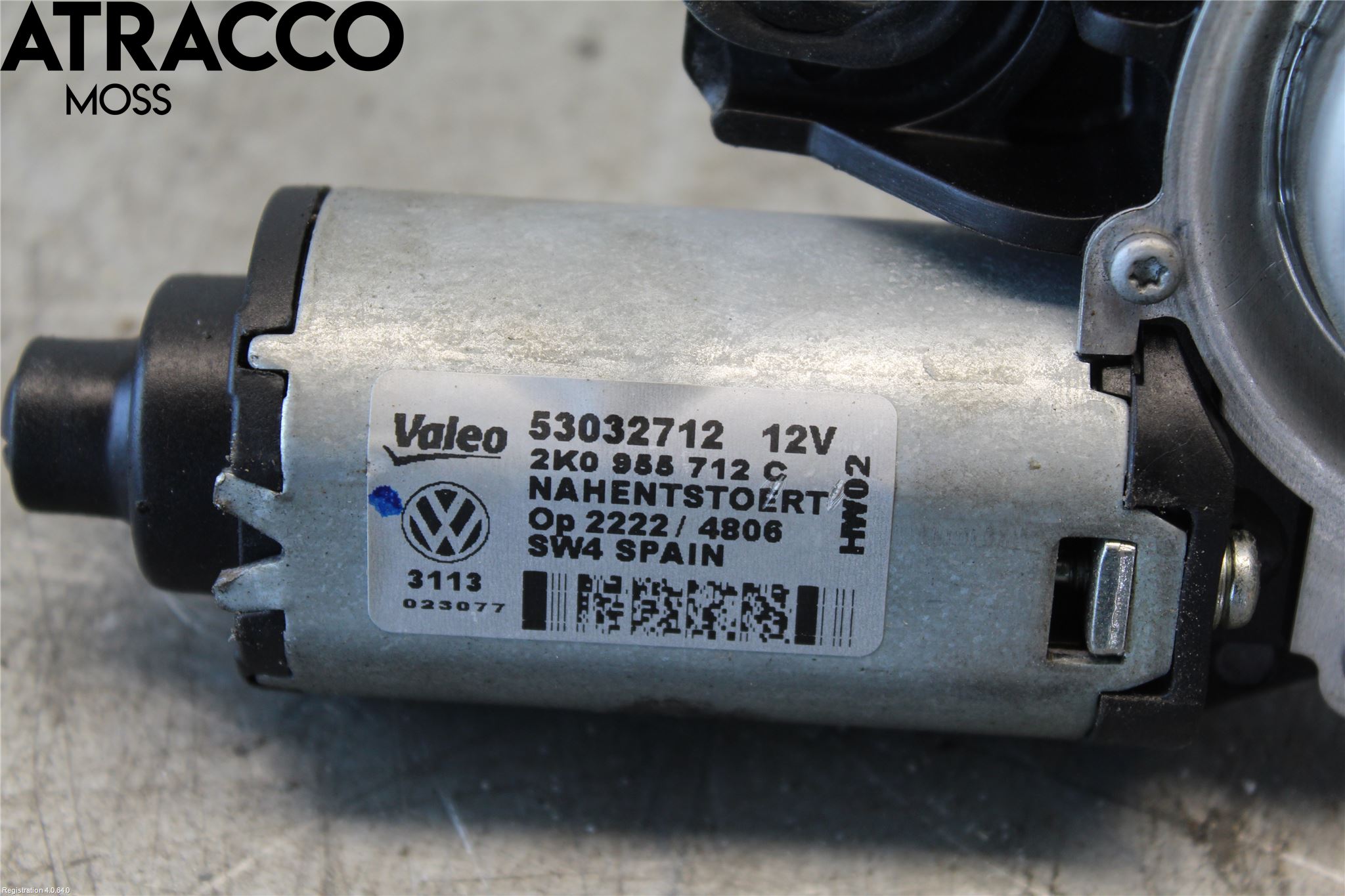 Volkswagen VW CADDY 11-15 Torkarmotor Baklucka