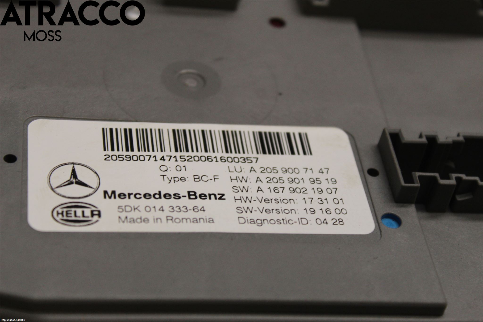 Mercedes-Benz MB EQC (N293) 20- Styrenhet Övrigt