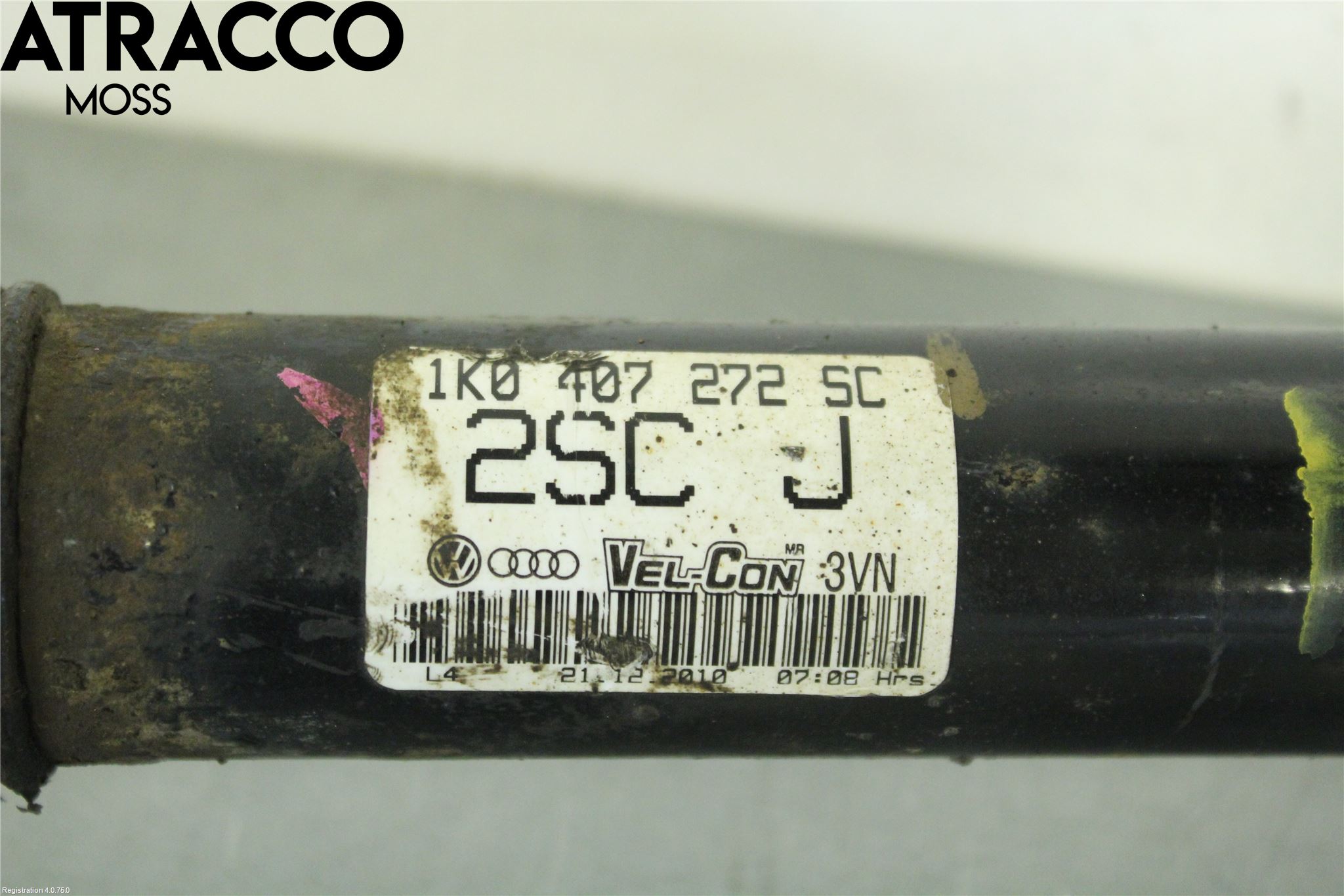 Volkswagen VW GOLF VI 09-13 Drivaxel Fram Höger