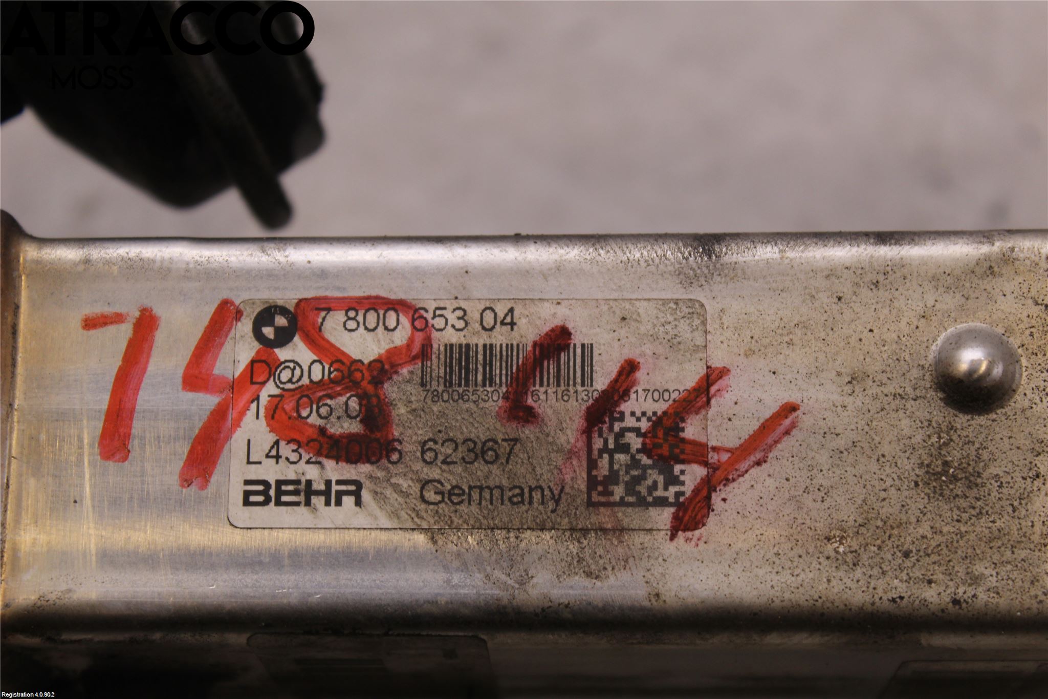 BMW 5 E60/61 Sed/Tou 02-10 Avgaskylare