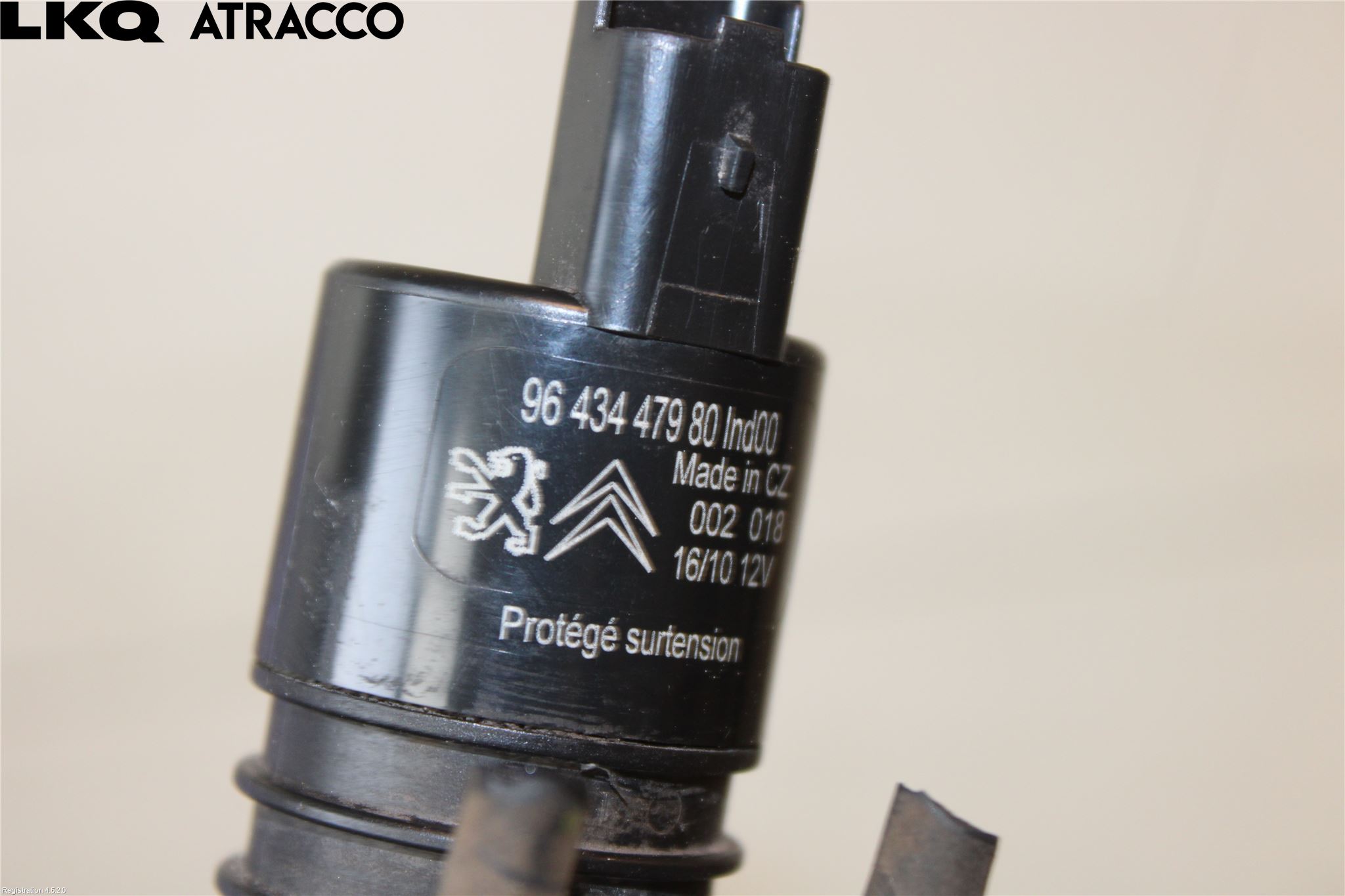 Peugeot 3008 09-16 Spolarpump Vindruta