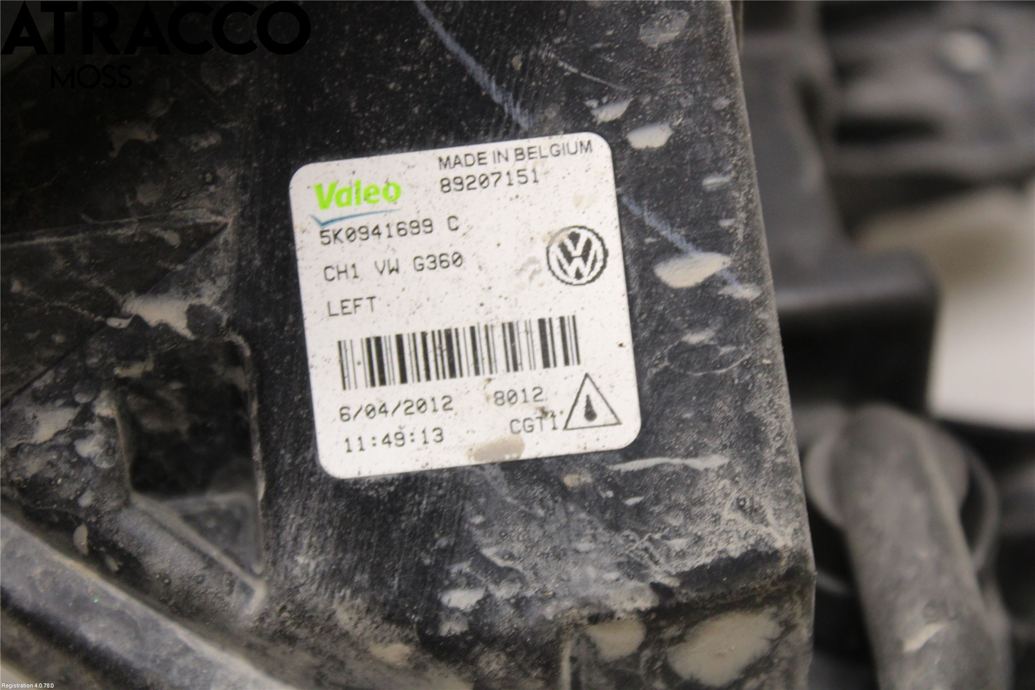 Volkswagen VW GOLF VI 09-13 Dimljus-Varselljus Fram