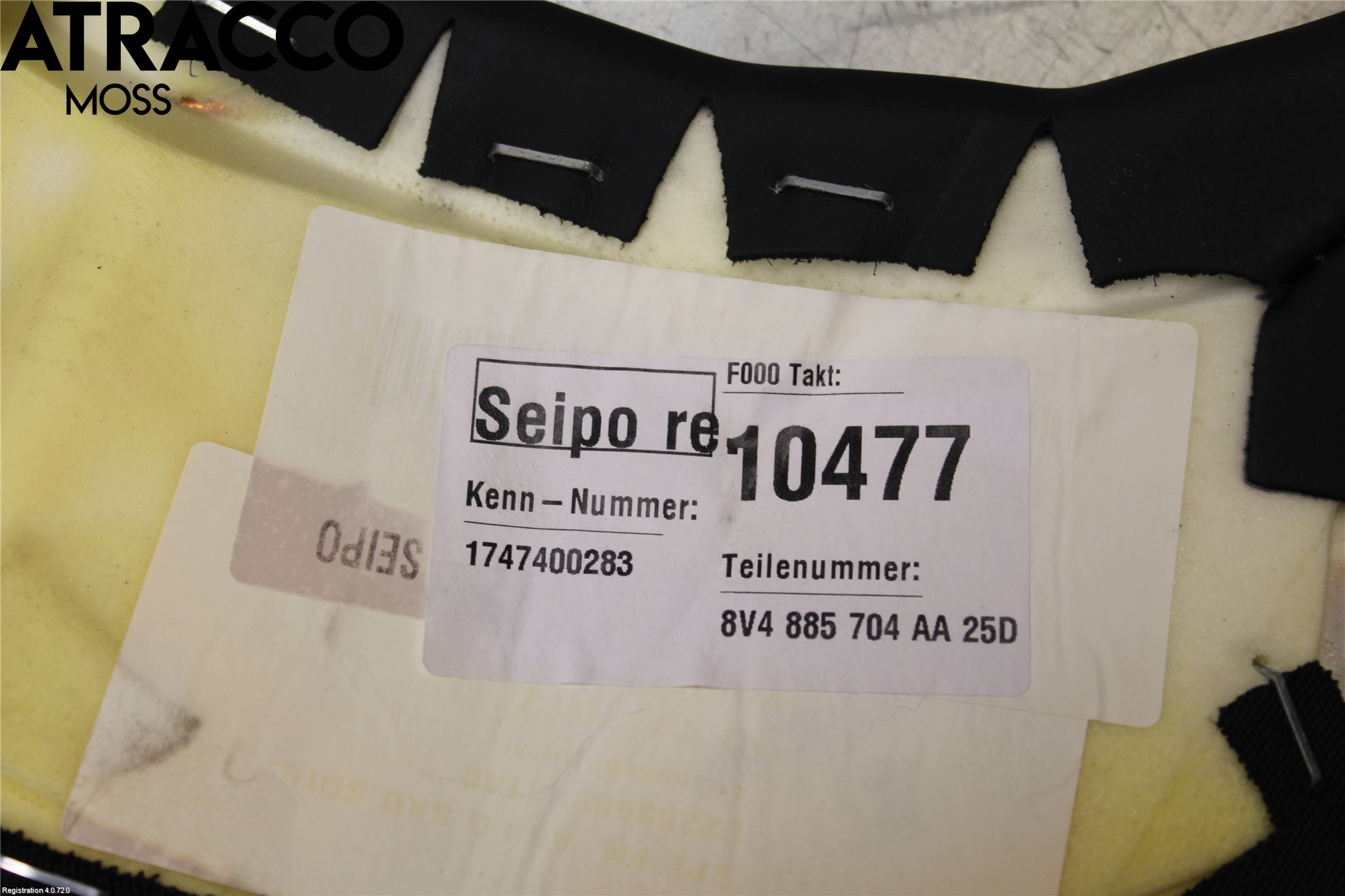Audi A3/S3 8V 13-20 Inredning Sidoklädsel
