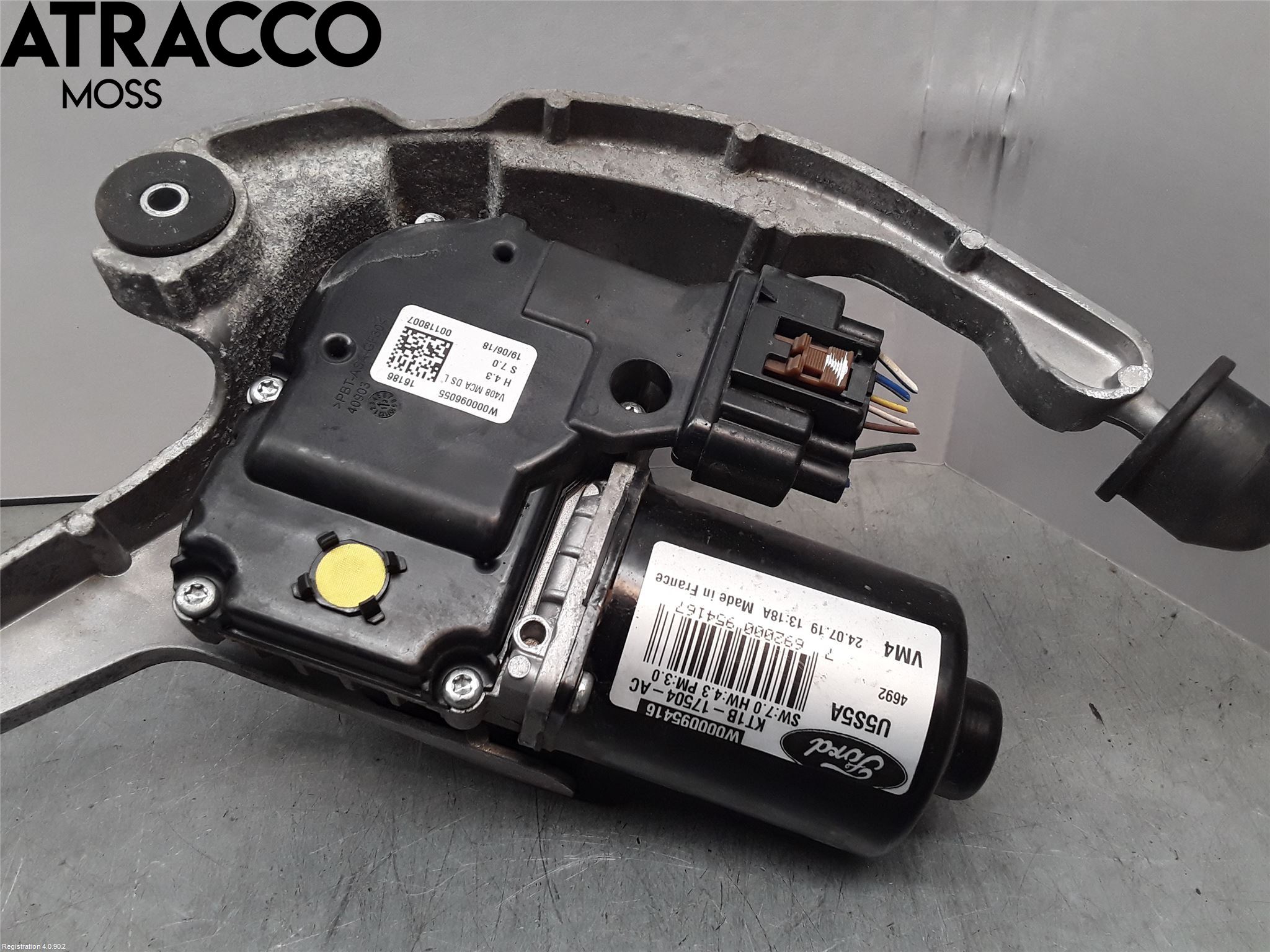 Ford TRANSIT/TOURNEO CONNECT 13-22 Torkarmotor Vindruta