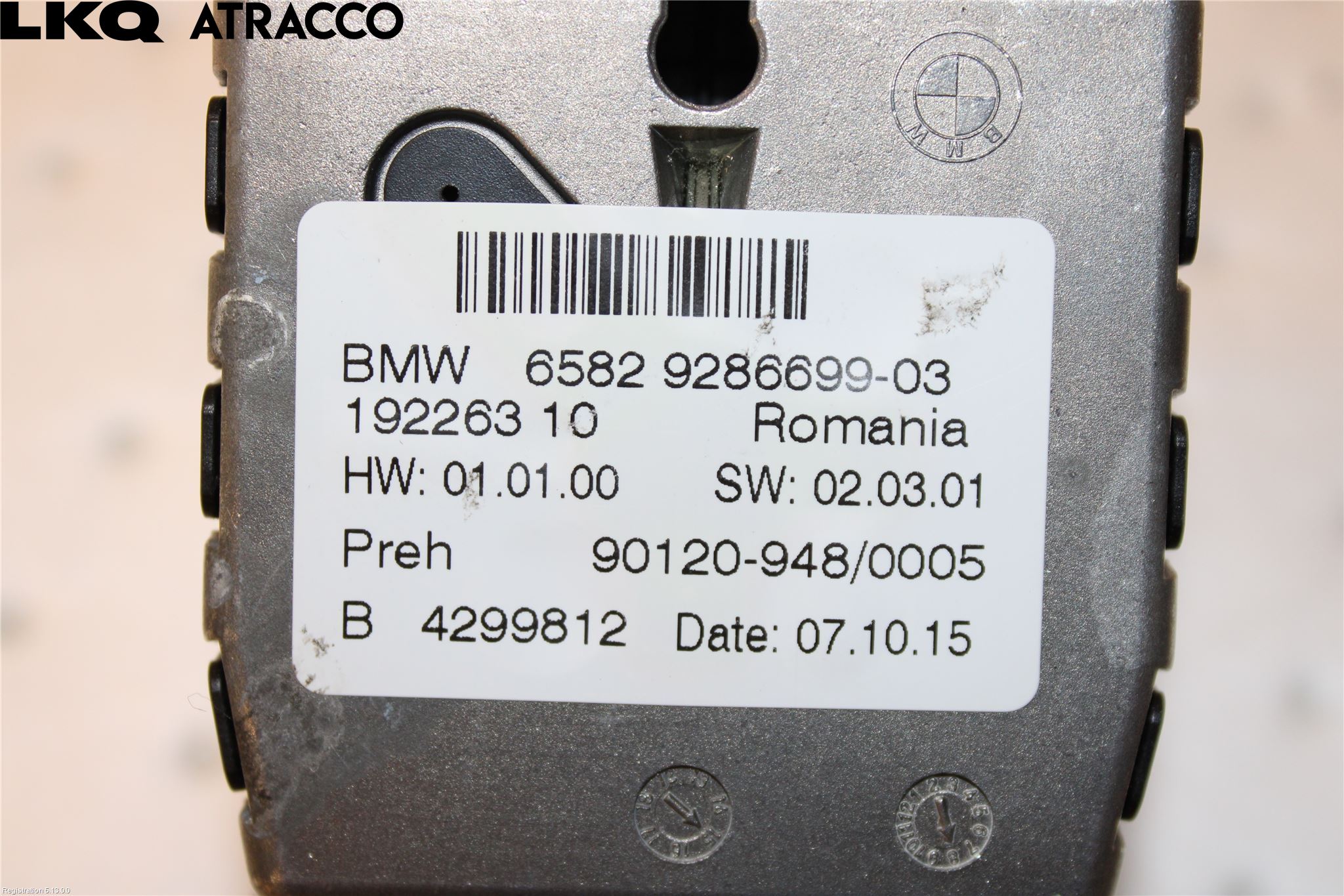 BMW i3 I01 13-22 Strömställare Multifunktion