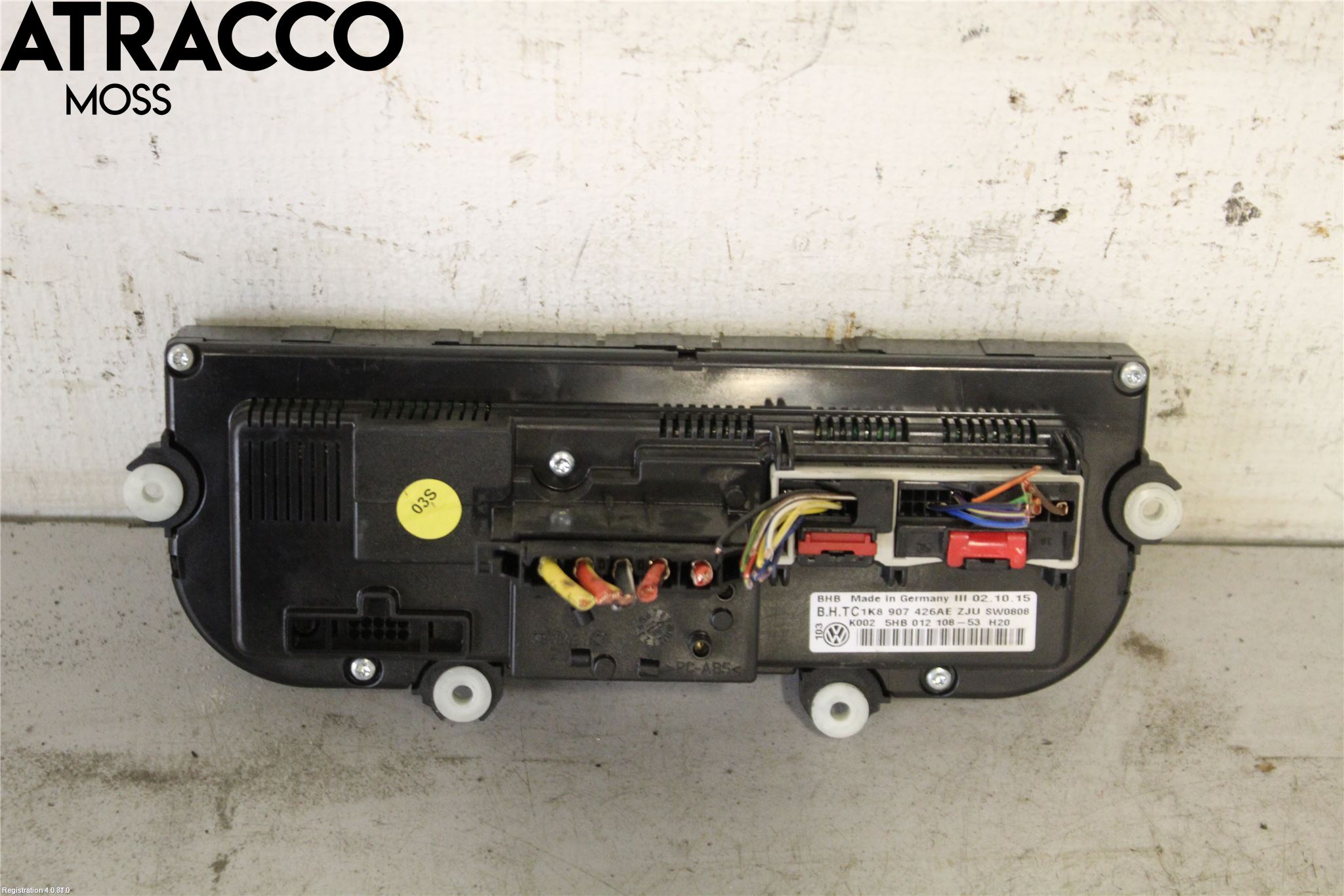 Volkswagen VW CADDY 16-20 Ac Styrenhet Ac Manöveren