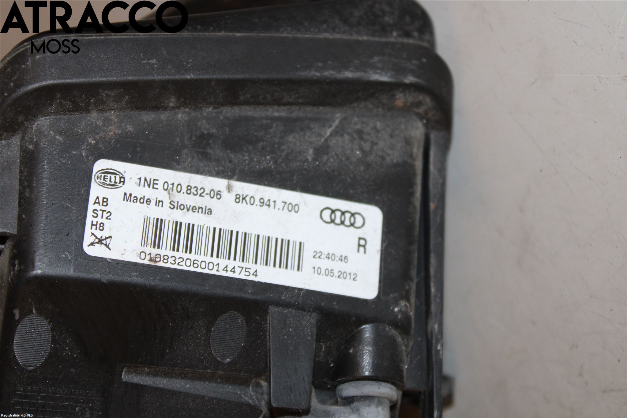 Audi A4/S4 08-11 Dimljus-Varselljus Fram