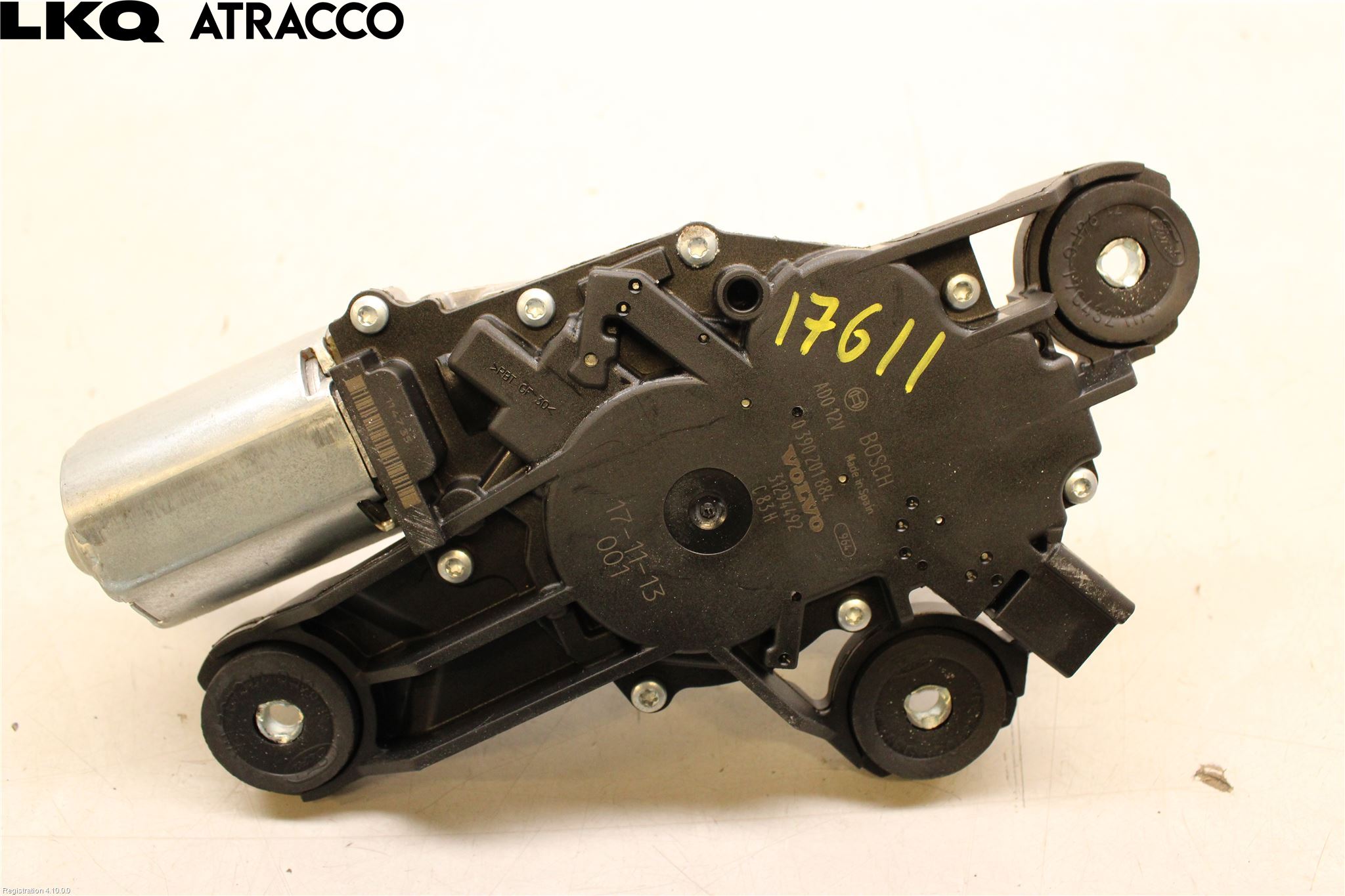 Volvo V60 14-18 Torkarmotor Baklucka