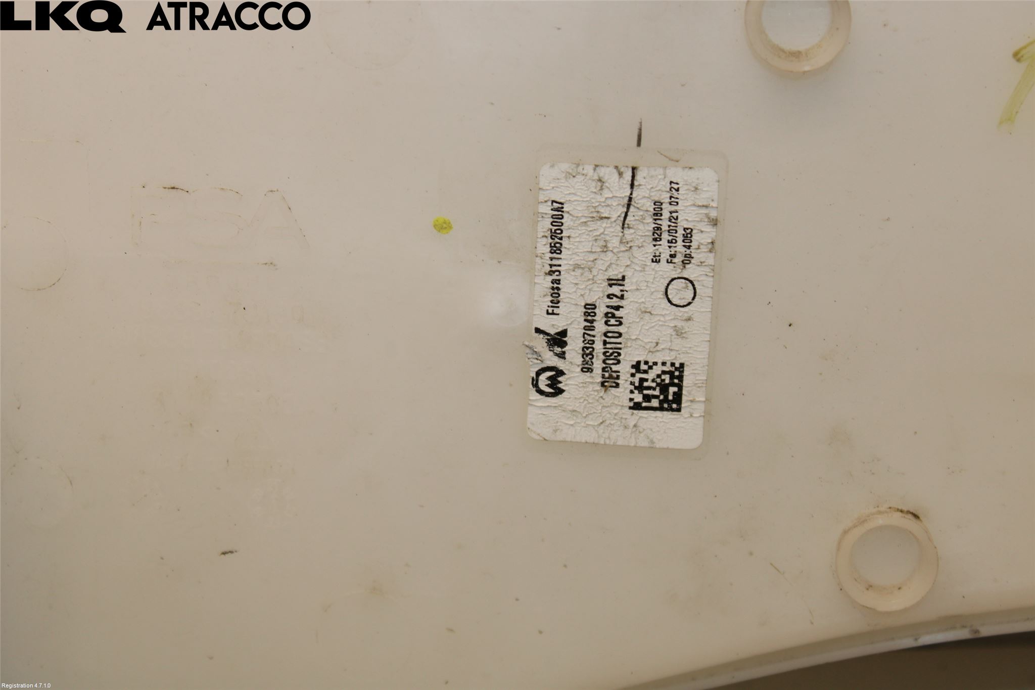 Citroen C4/E-C4 C4X/E-C4X III 21- Spolartank Vindruta-Strål
