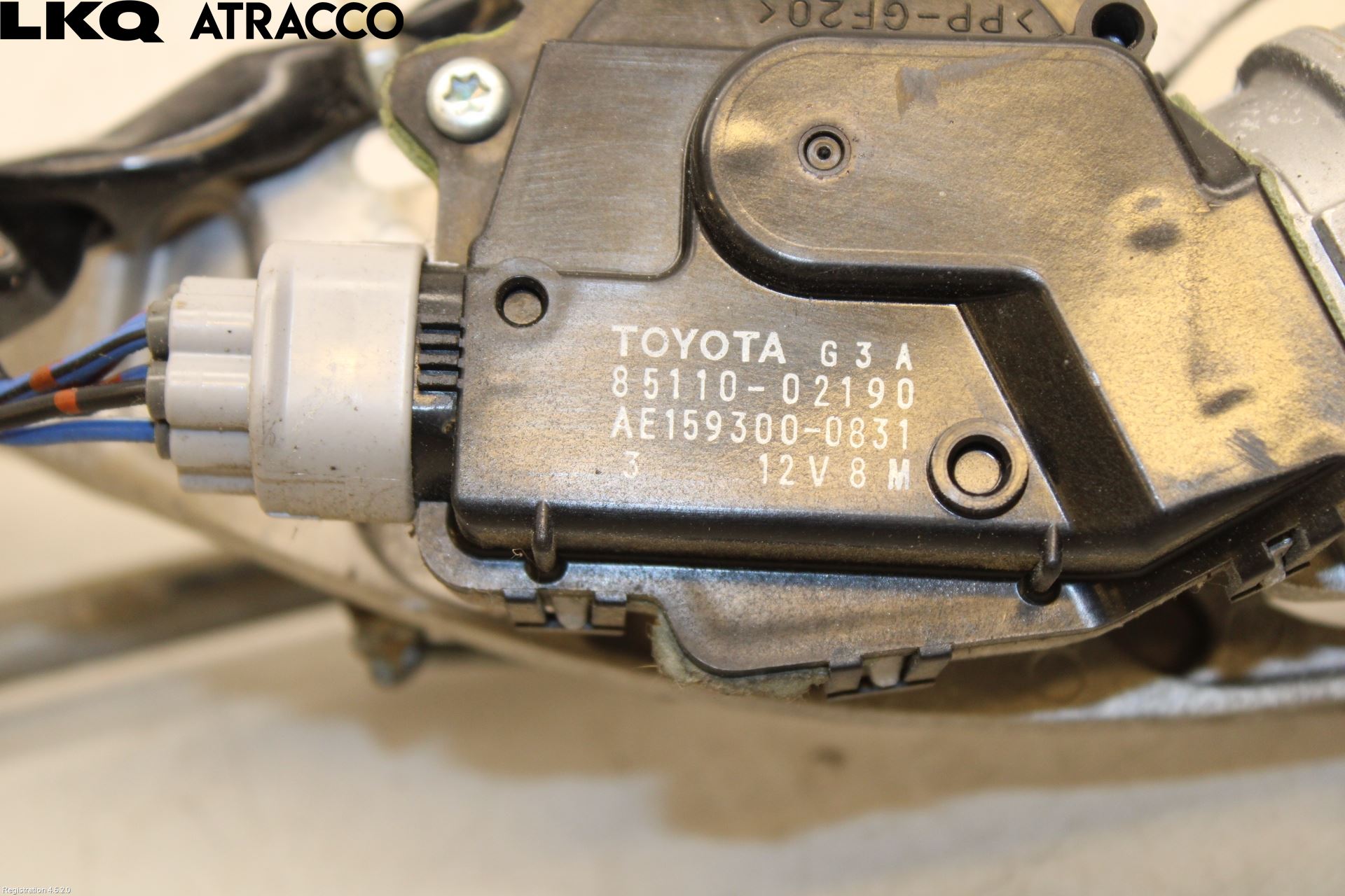Toyota AURIS 10-12 Torkarmotor Vindruta