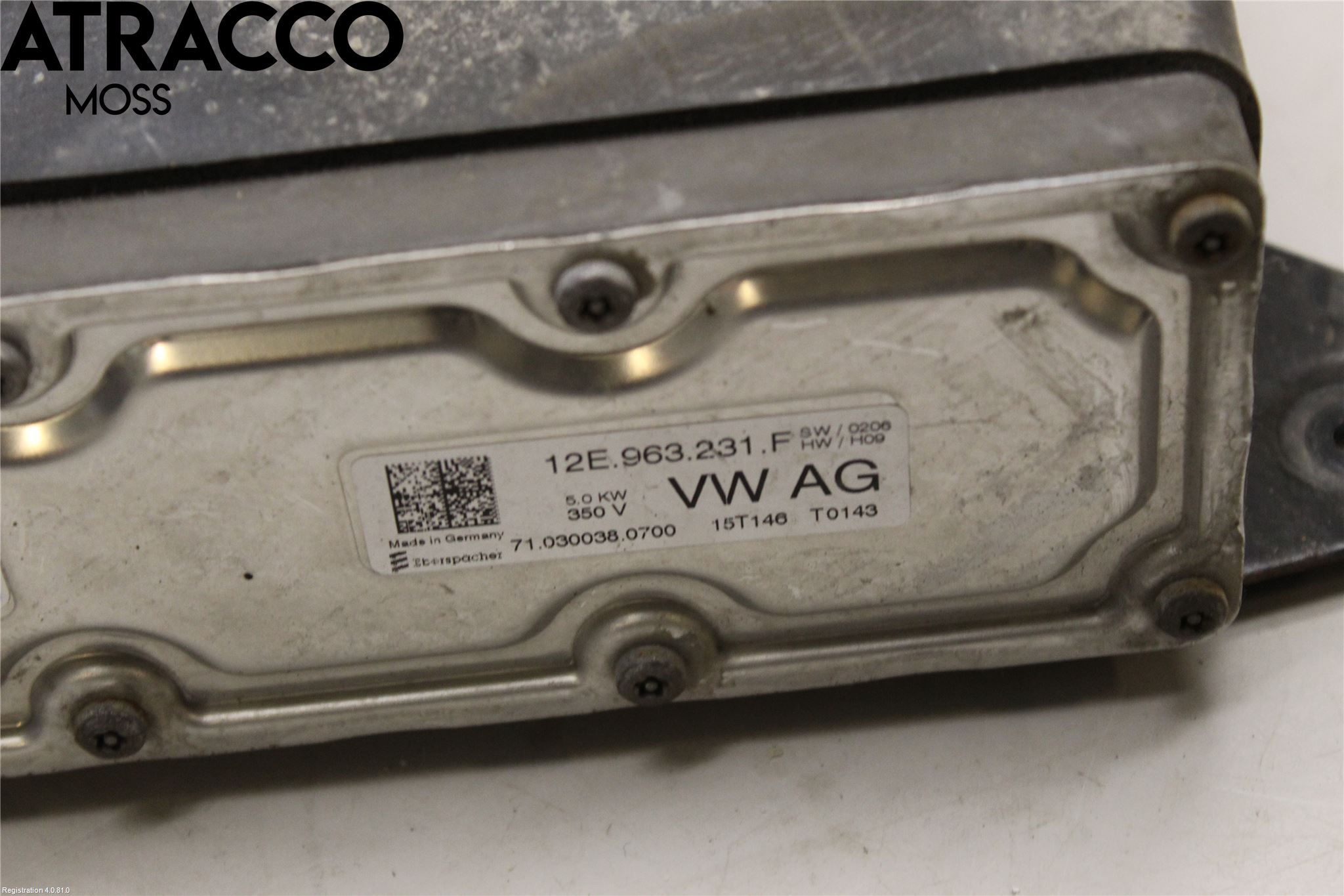 Volkswagen VW GOLF / E-GOLF VII 13-20 Motorvärmare El-Sats Komp