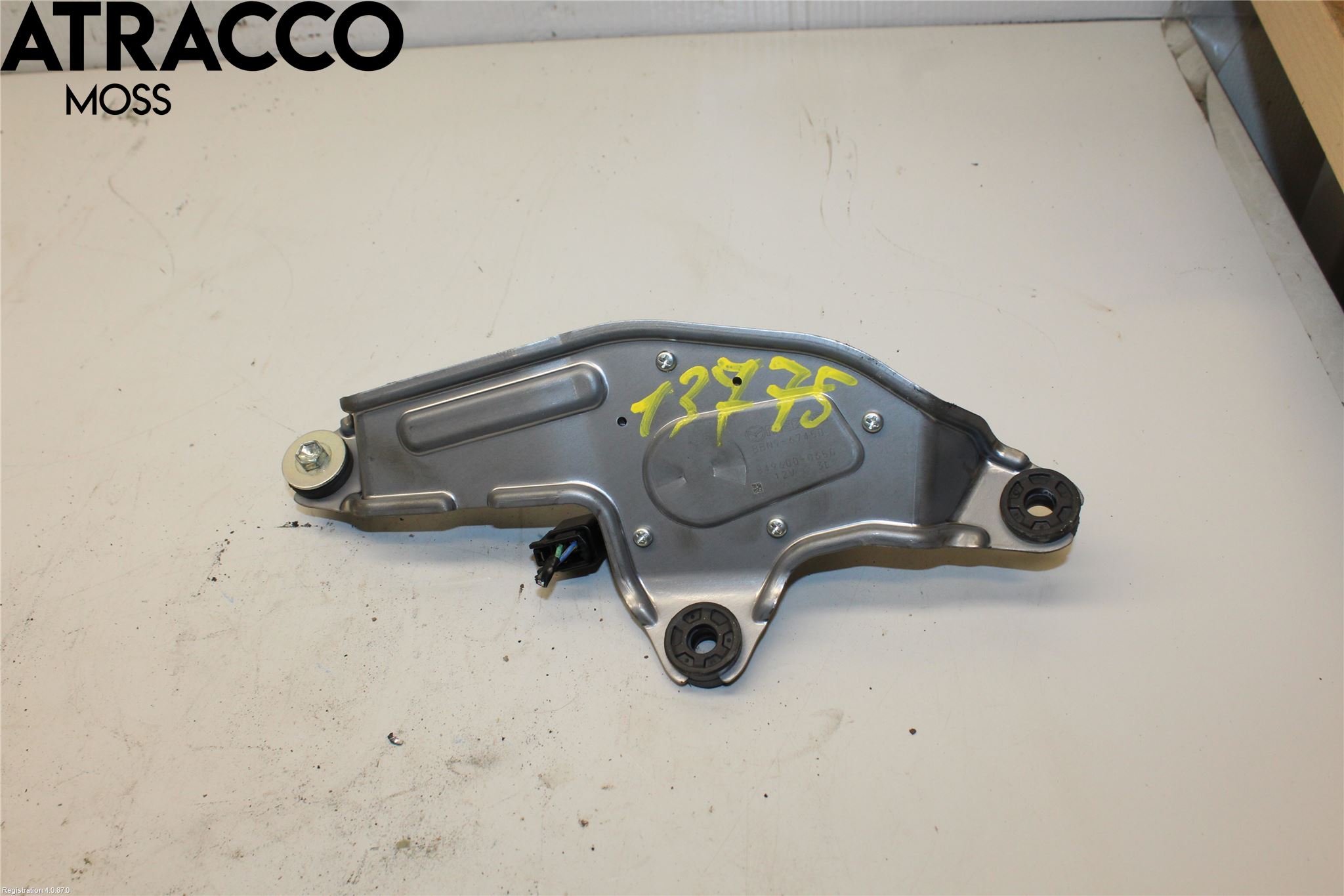 Mazda 3 II 09-13 Torkarmotor Baklucka