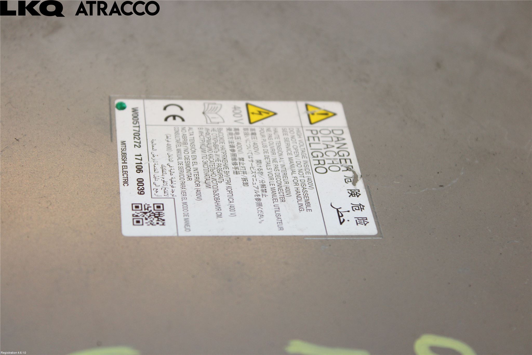 Mitsubishi OUTLANDER 13-21 Batteriladdare Högspänning