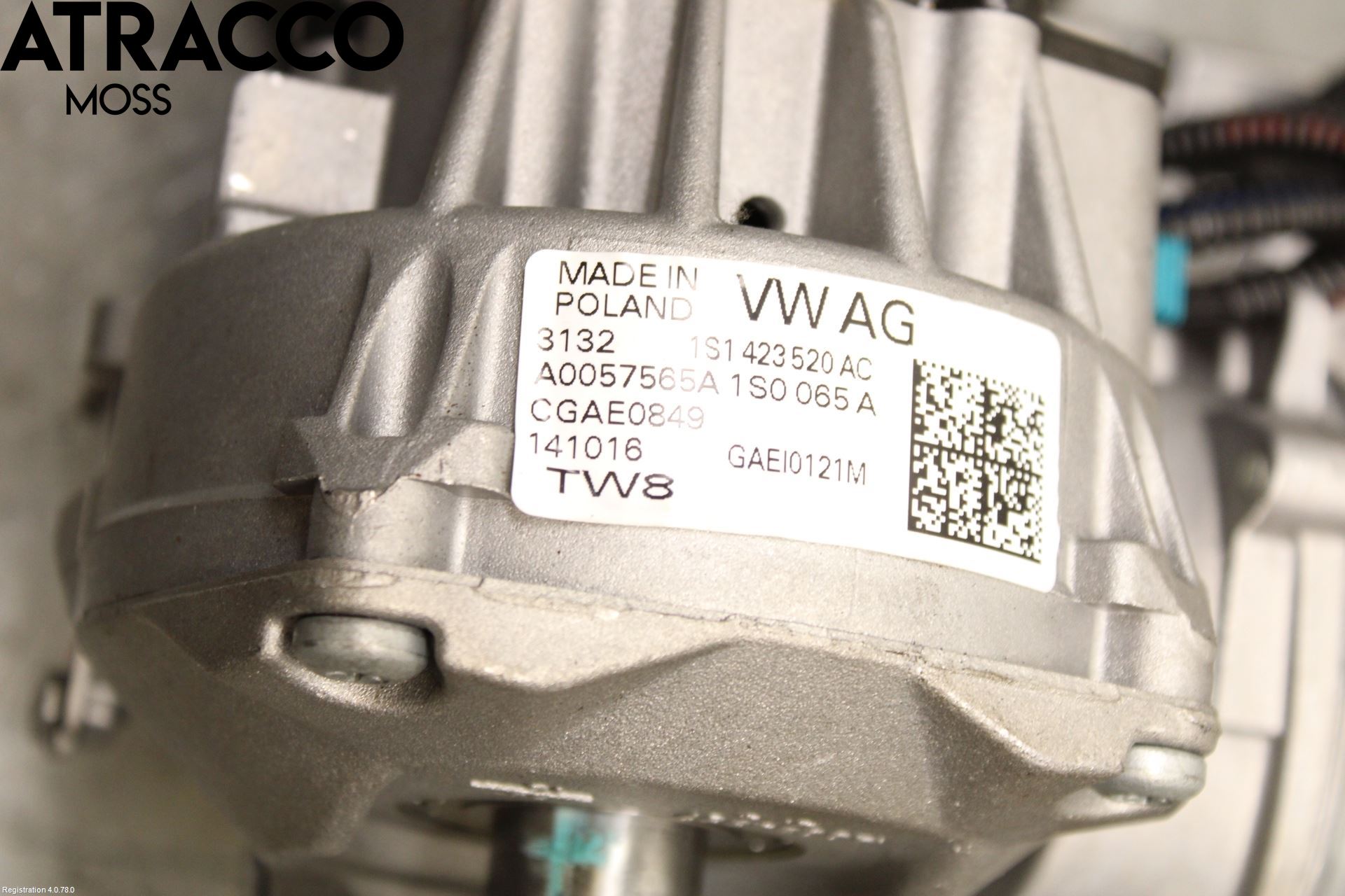 Volkswagen VW UP! / E-UP! Rattaxelagg Med Inb Servo