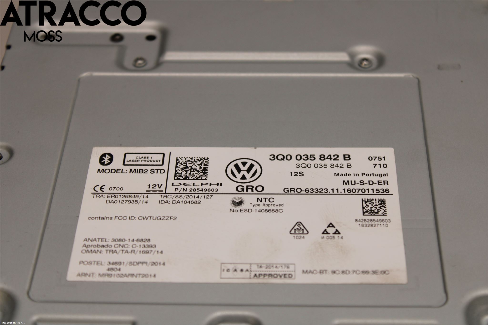 Volkswagen VW PASSAT 15-19 Cd Radio - Multimediapanel