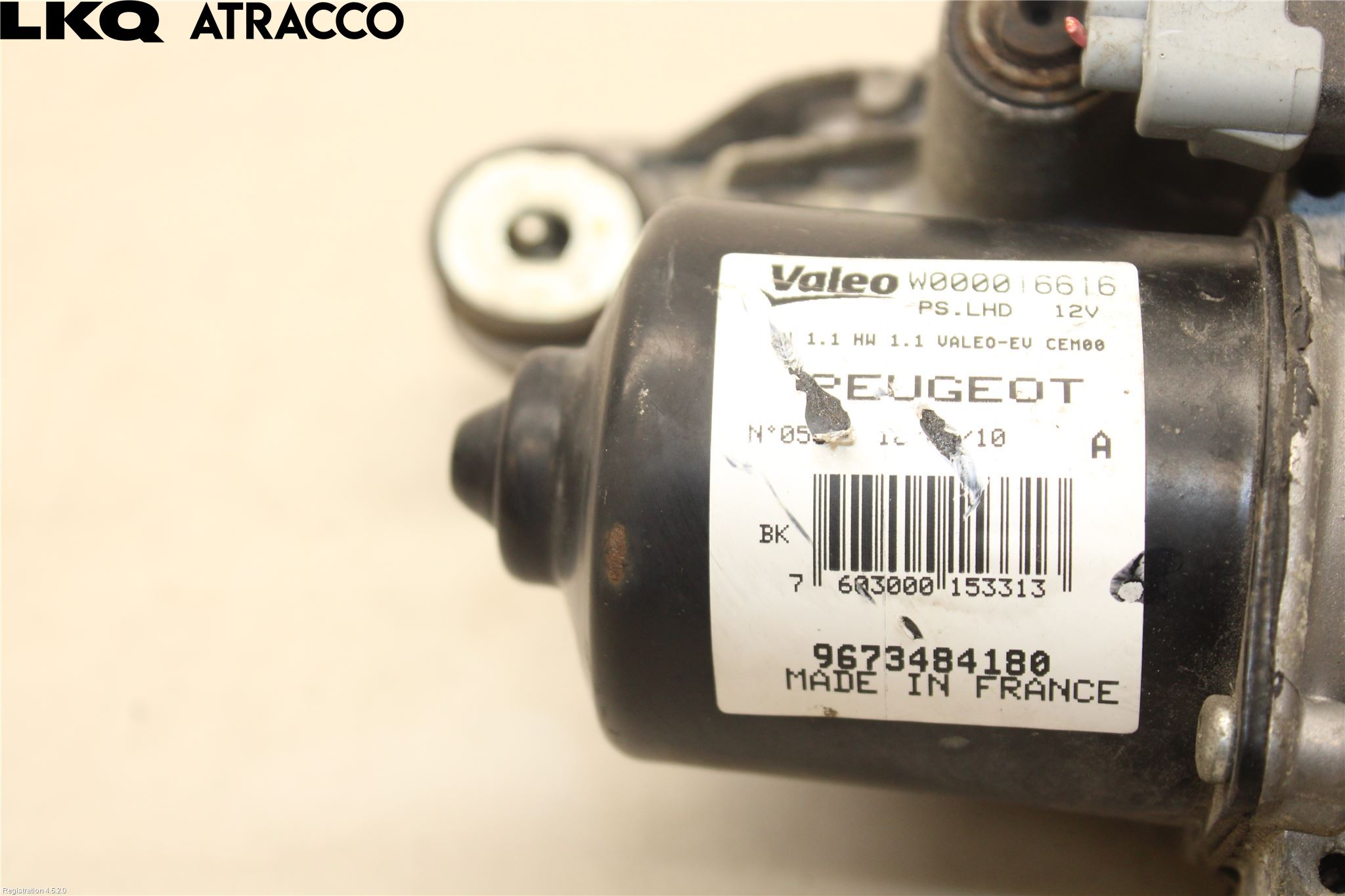 Peugeot RCZ Torkarmotor Vindruta