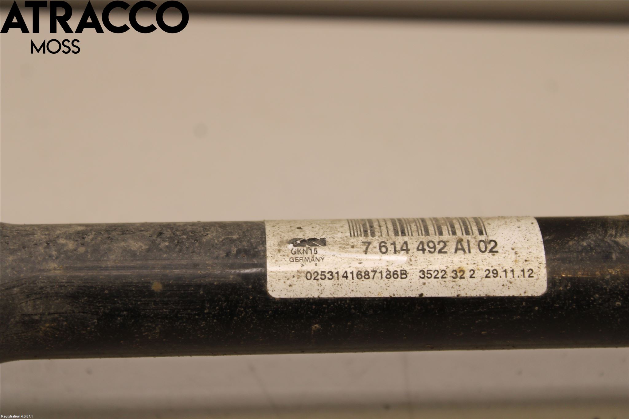 BMW X3 F25 10-17 Drivaxel Bak Höger