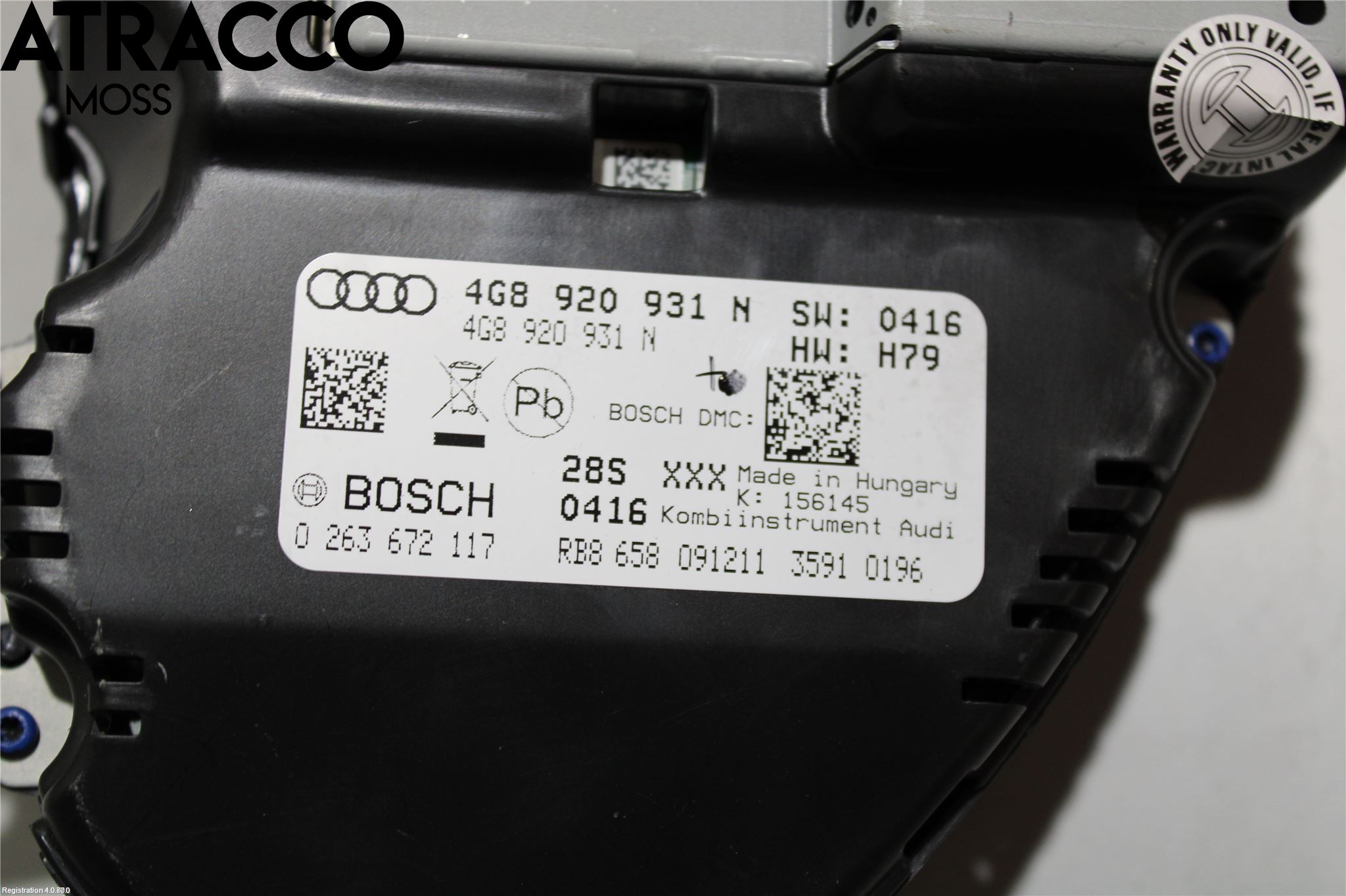 Audi A6/S6 4G 11-18 Instrument Komb