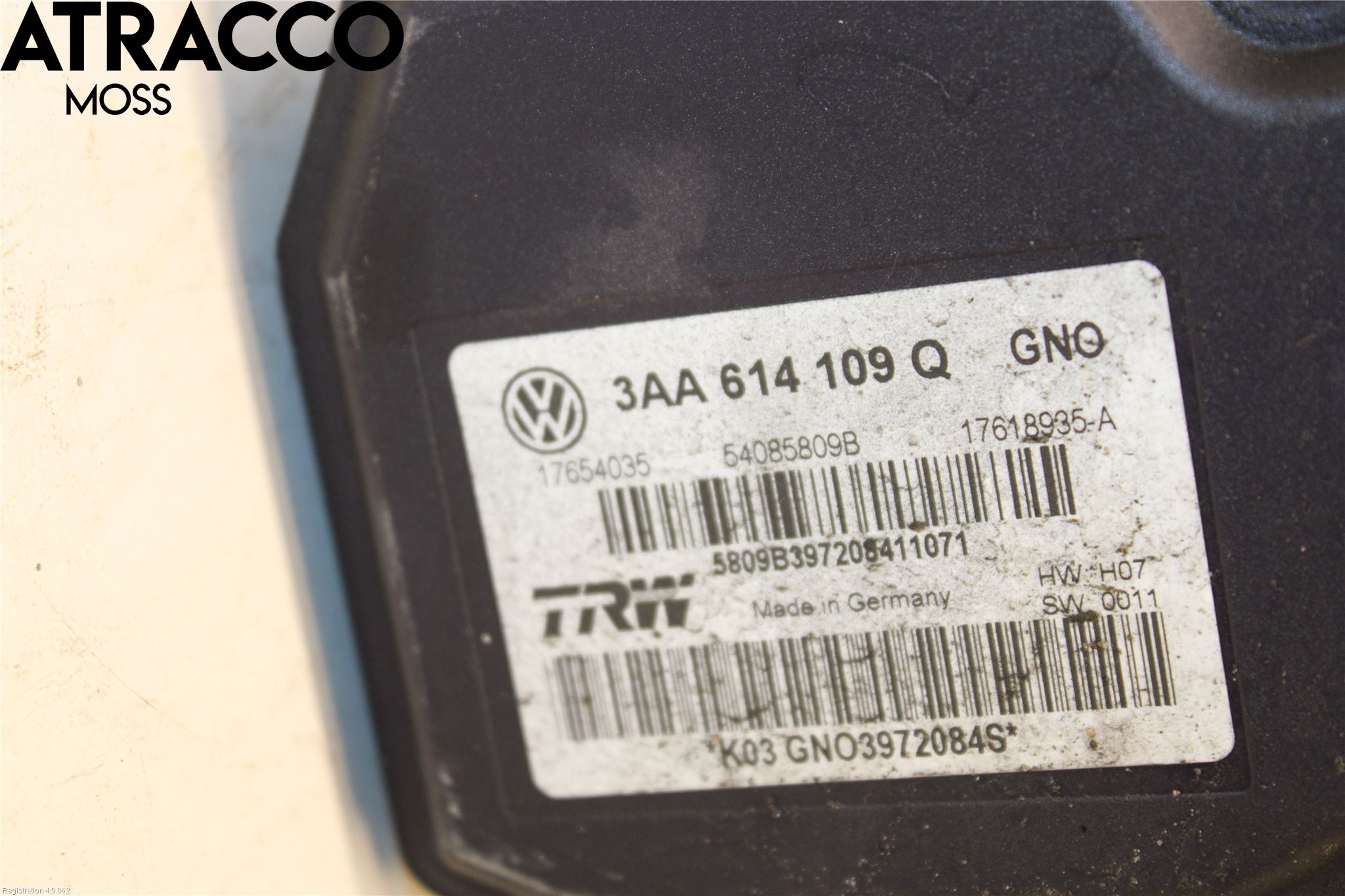 Volkswagen VW PASSAT 11-14 Abs Hydraulaggregat