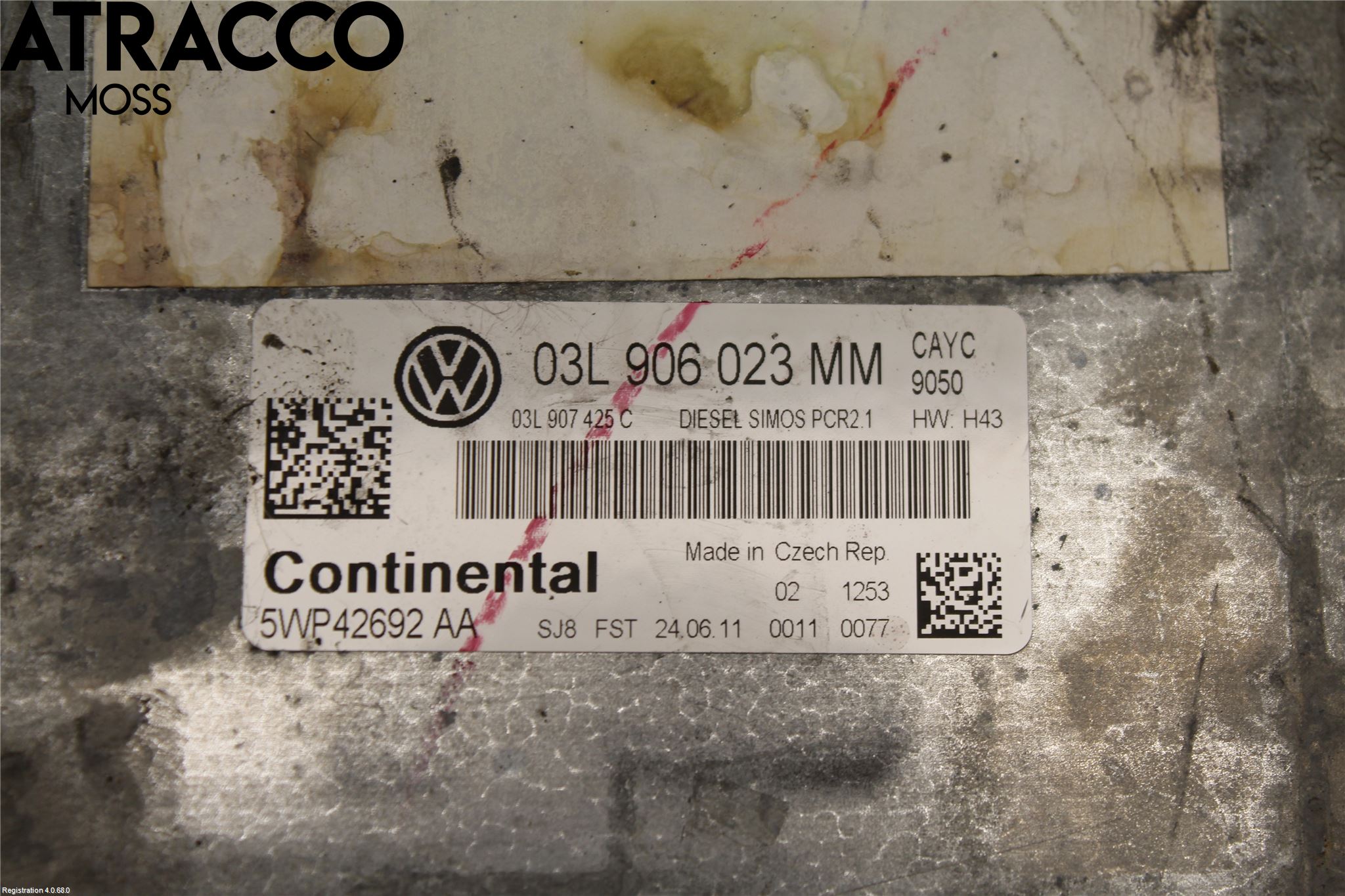 Volkswagen VW GOLF VI 09-13 Styrenhet Insprut Bensin