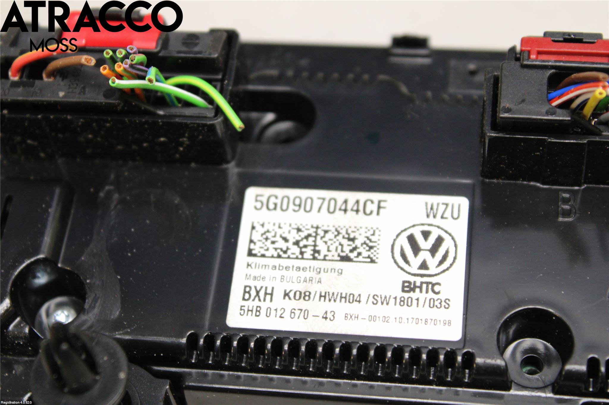 Volkswagen VW GOLF / E-GOLF VII 13-20 Ac Styrenhet Ac Manöveren
