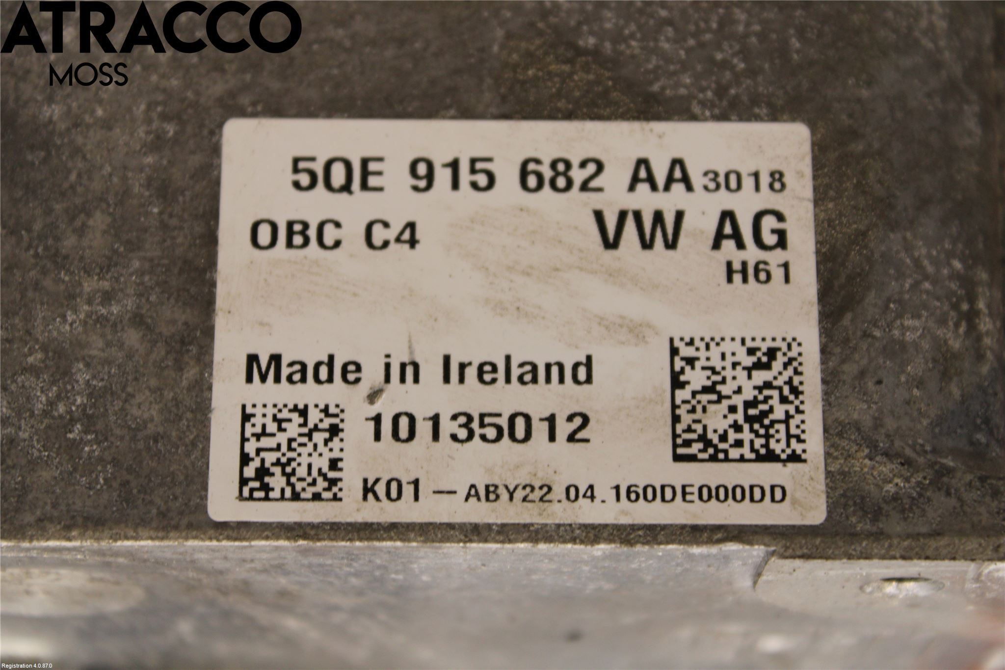 Volkswagen VW GOLF / E-GOLF VII 13-20 Batteriladdare Högspänning