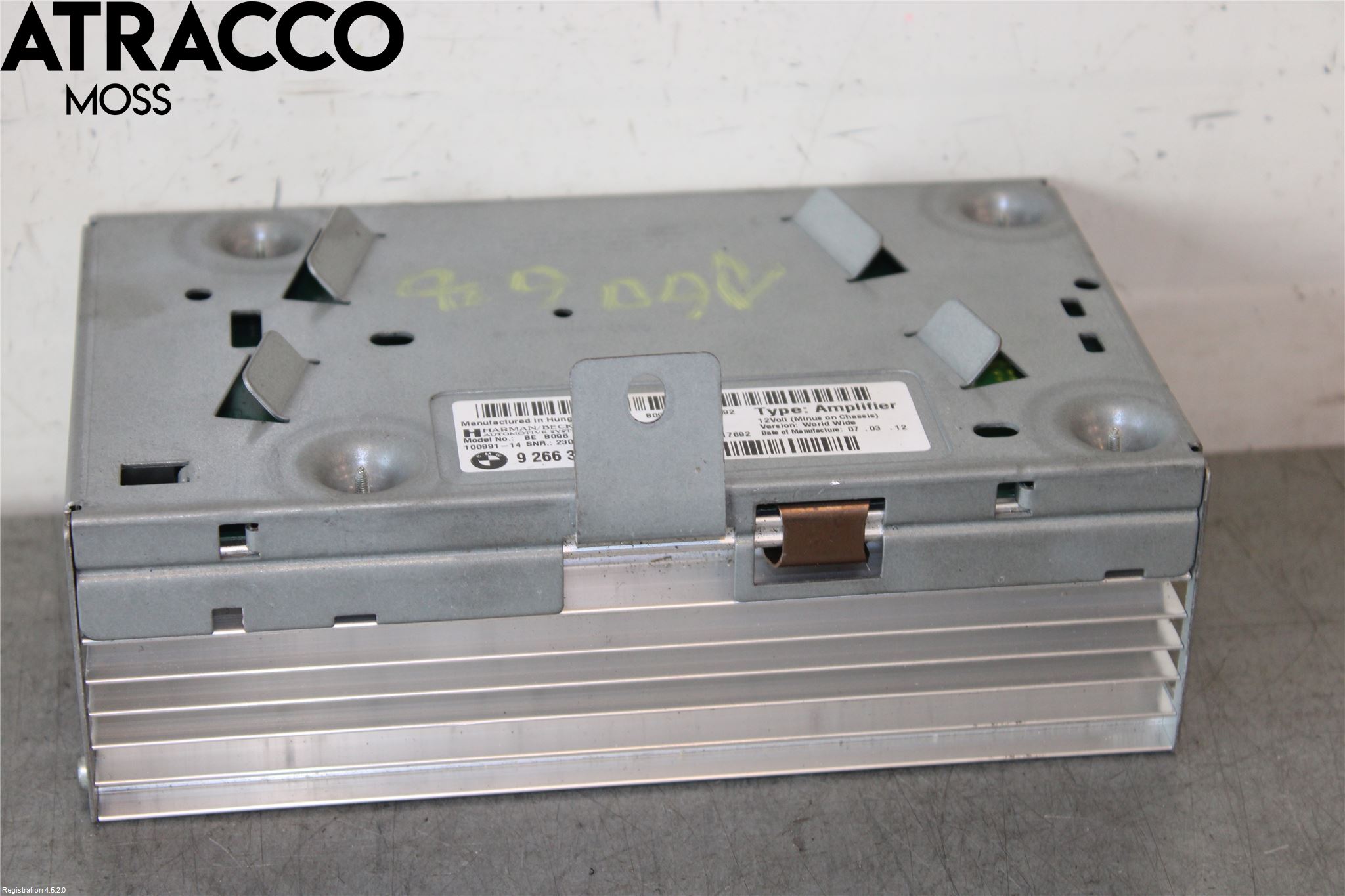 BMW 5 F10/F11/F18 09-17 Radio-Stereo Förstärkare
