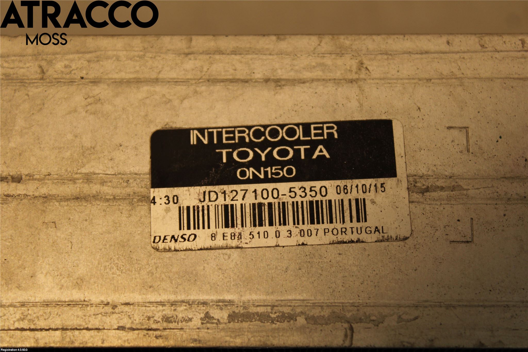 Toyota COROLLA 08-12 Laddluft-Intercooler Kyl