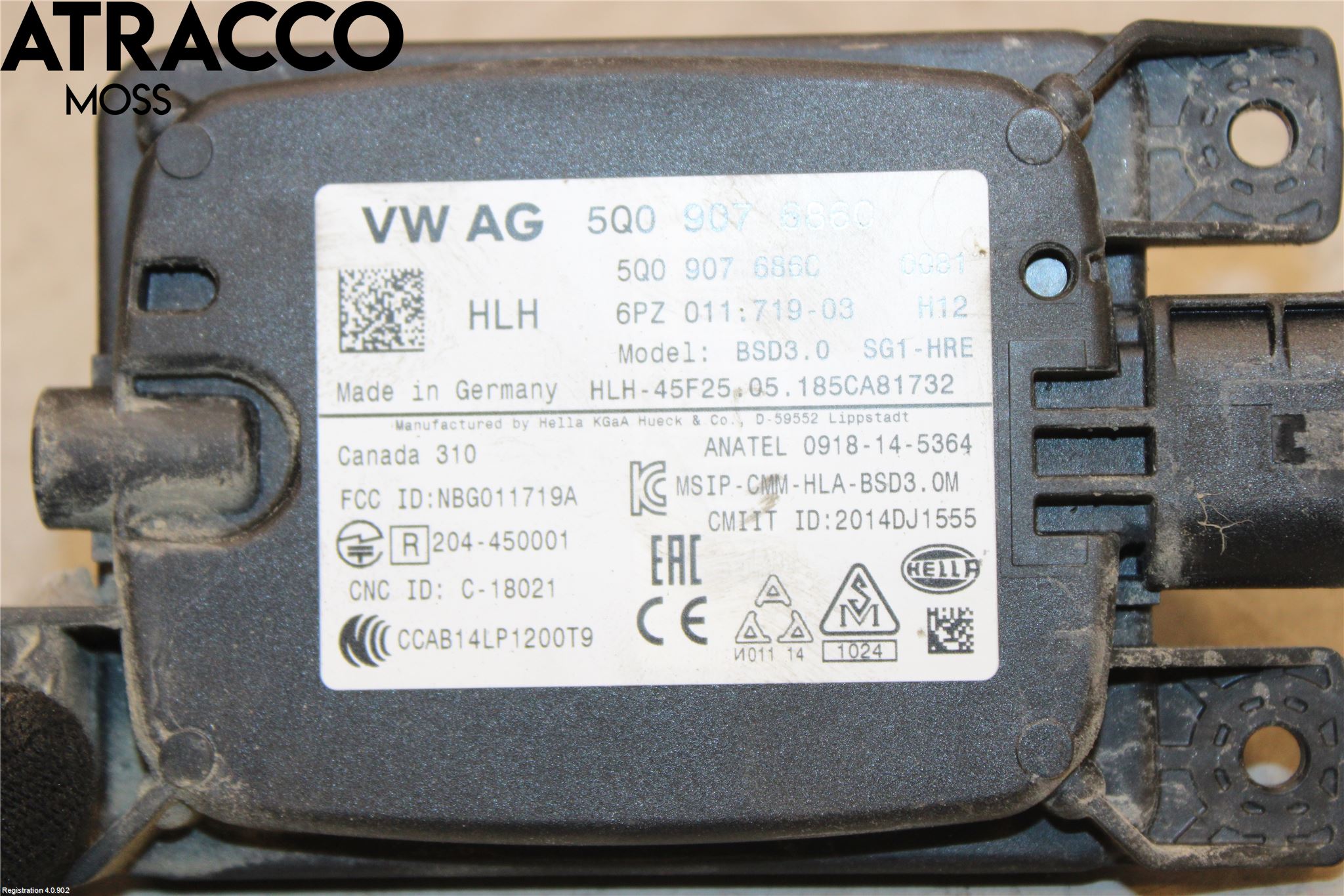 Volkswagen VW GOLF / E-GOLF VII 13-20 Sensor Aktivt Kollisionsskydd