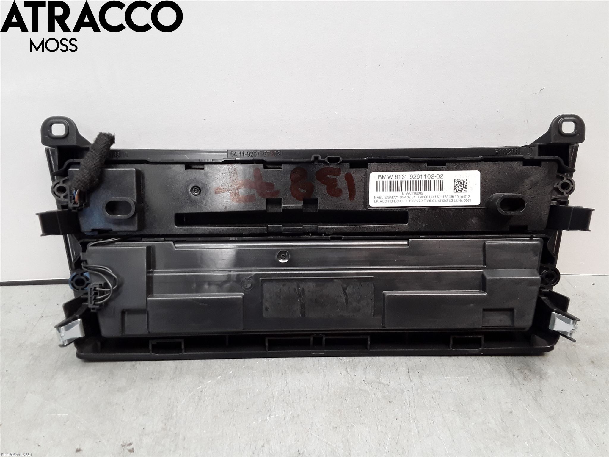 BMW 1 F20/F21 11-19 Instrumentkonsoll Mitt
