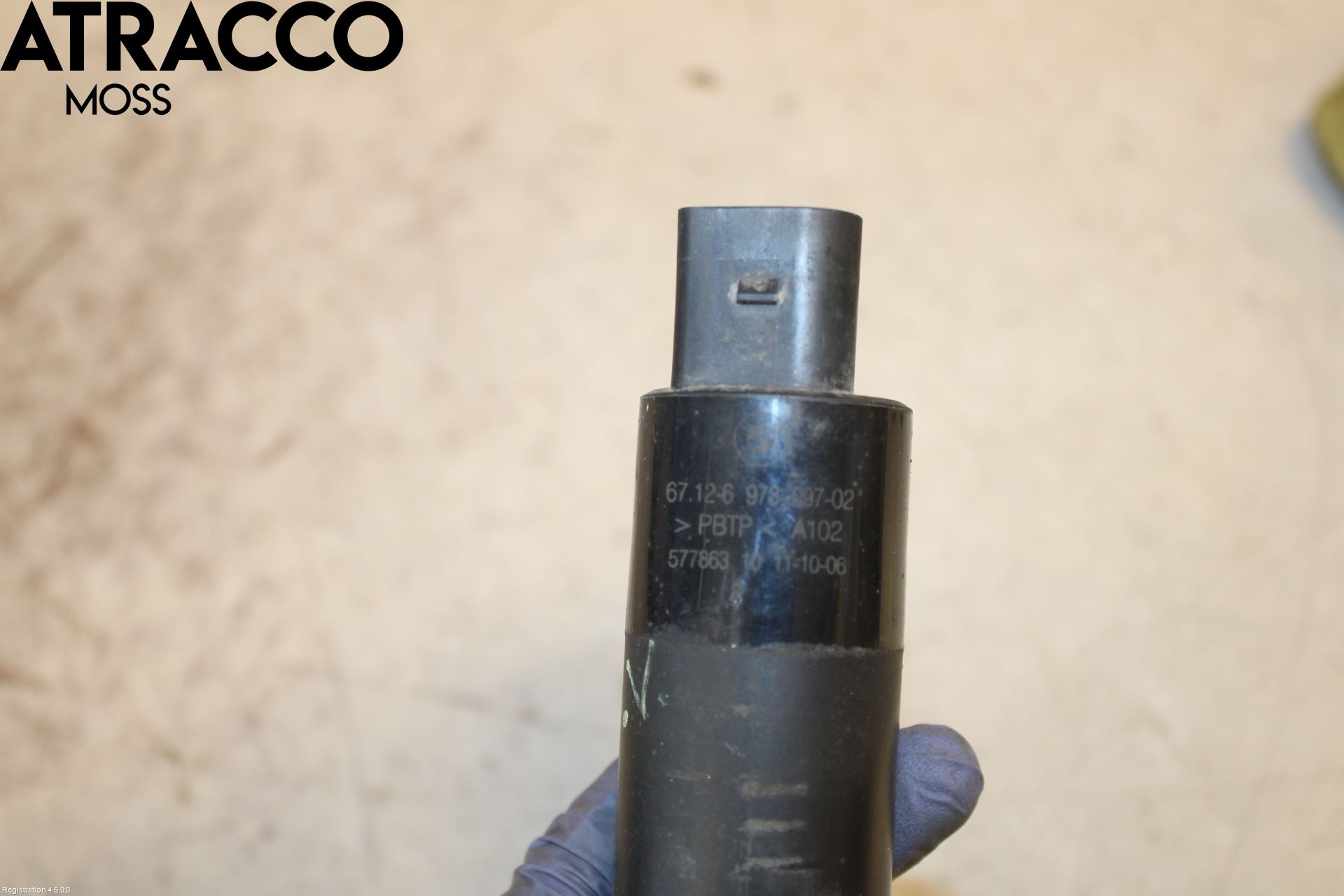 BMW 5 E60/61 Sed/Tou 02-10 Spolarpump Vindruta