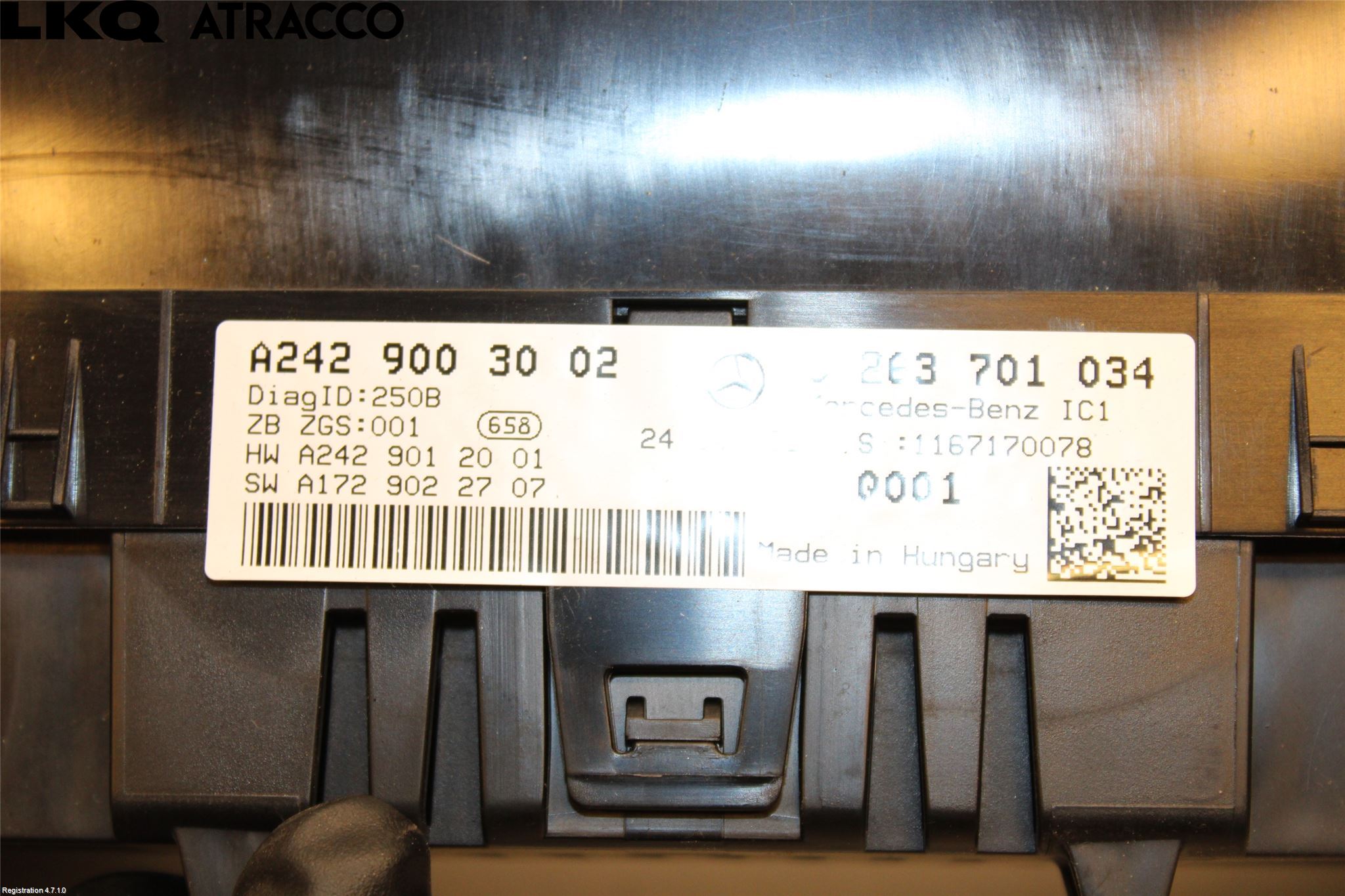 Mercedes-Benz MB B-KLASS (W246/W242) 12-19 Instrument Komb