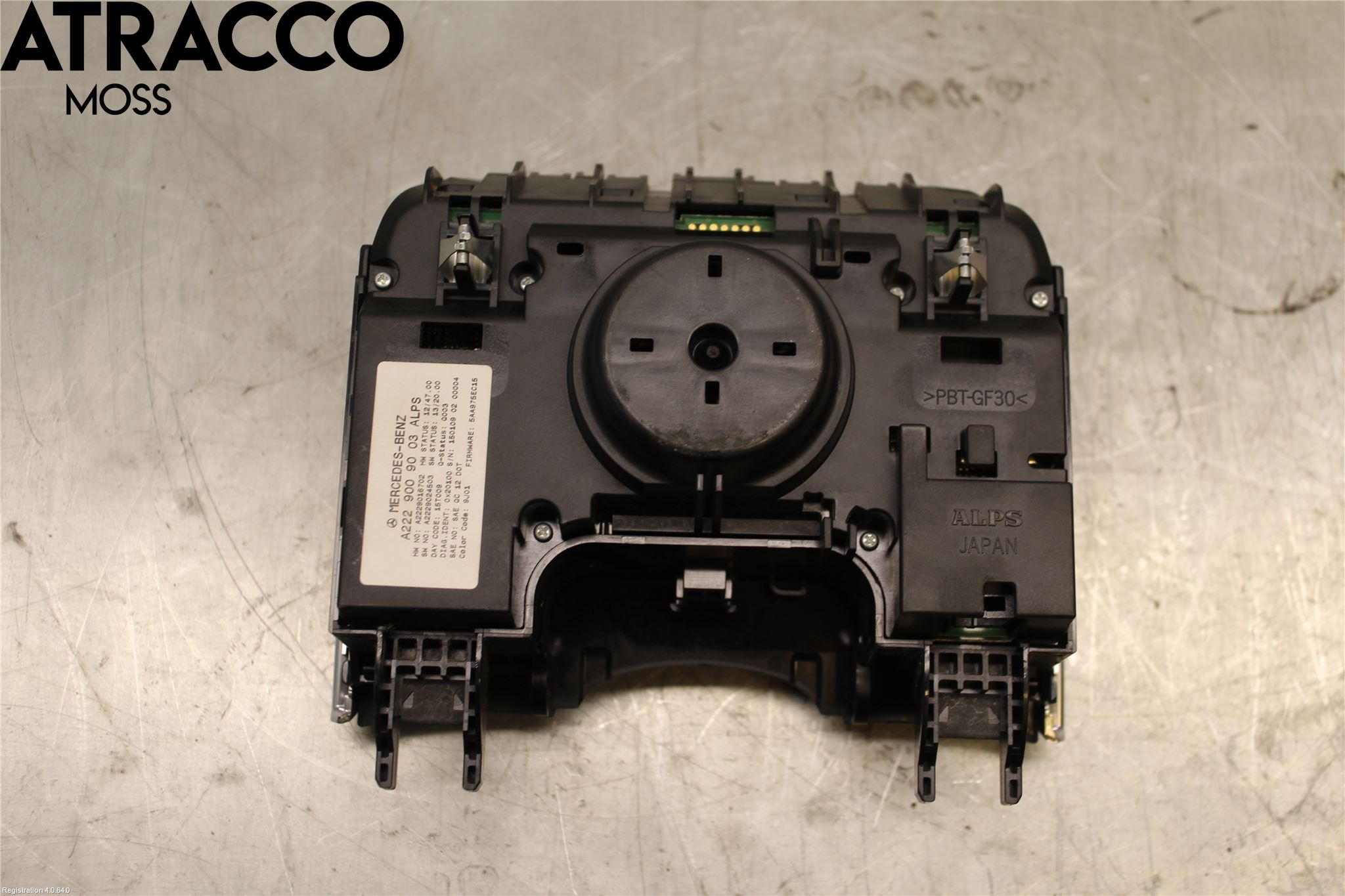 Mercedes-Benz MB S-KLASS (W222) 13-20 Instrumentkonsoll Mitt