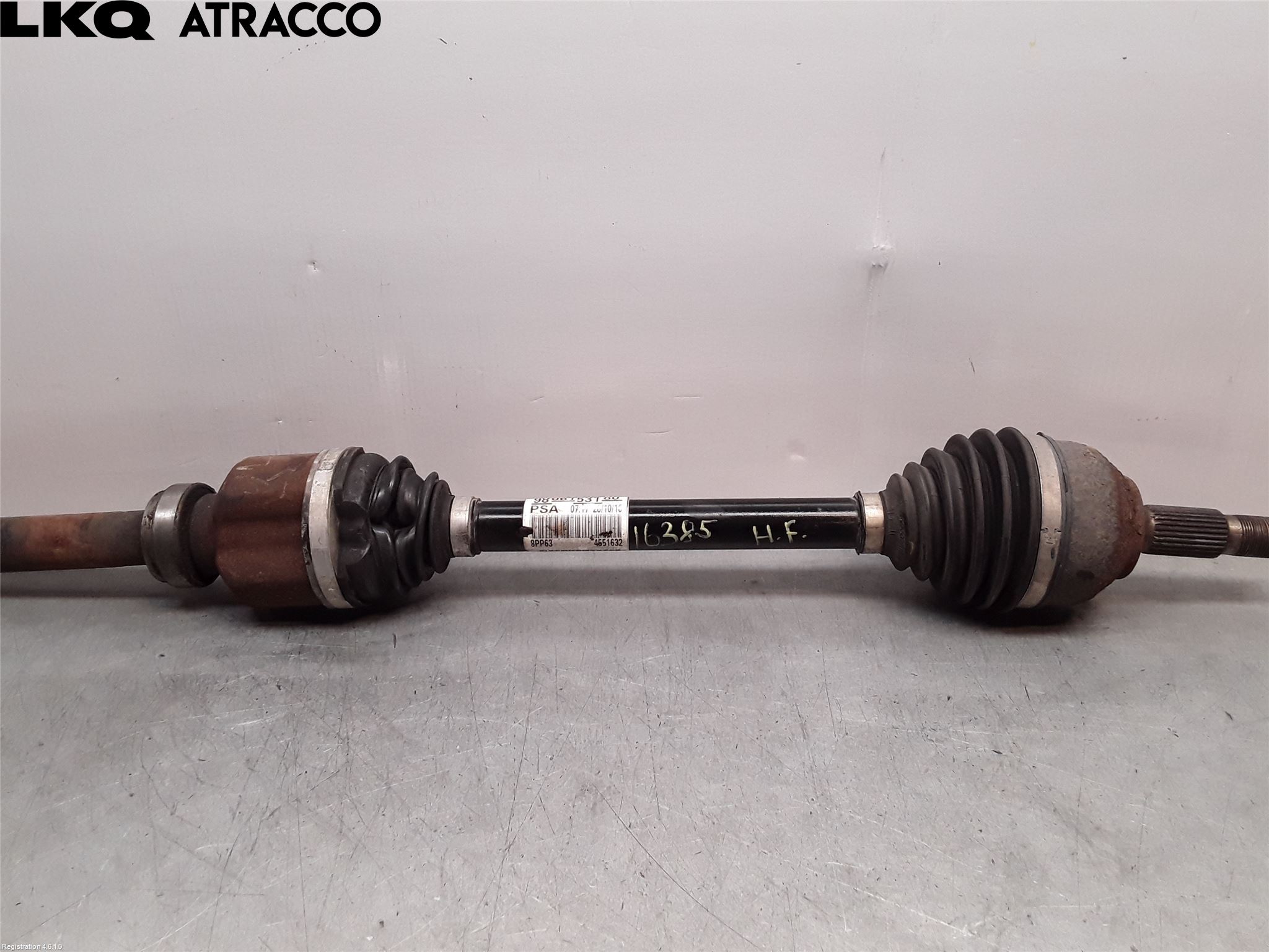 Peugeot EXPERT/E-EXPERT 17- Drivaxel Fram Höger