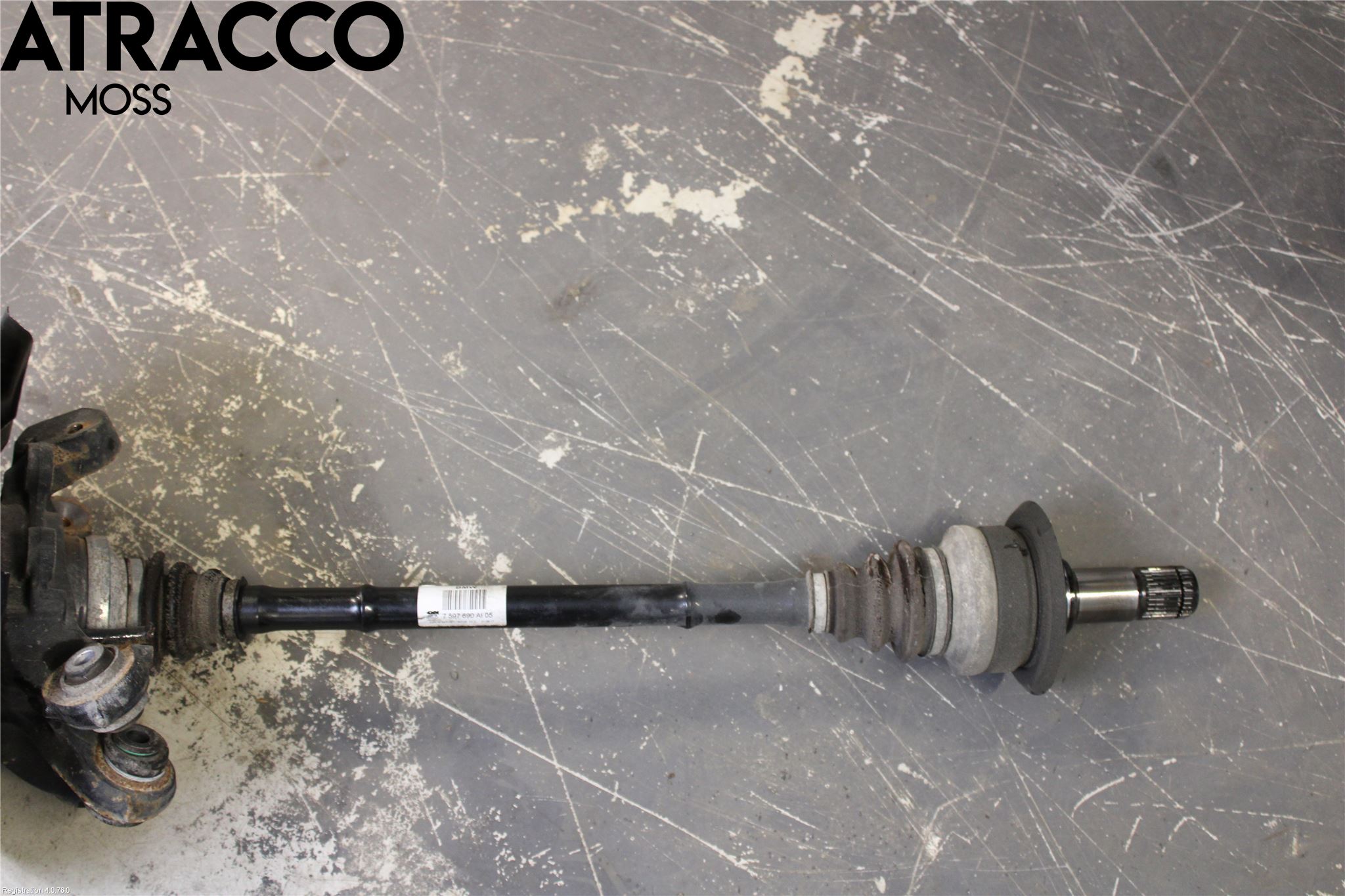 BMW 4 F32/F33/F82/F83 13-20 Drivaxel Bak Höger