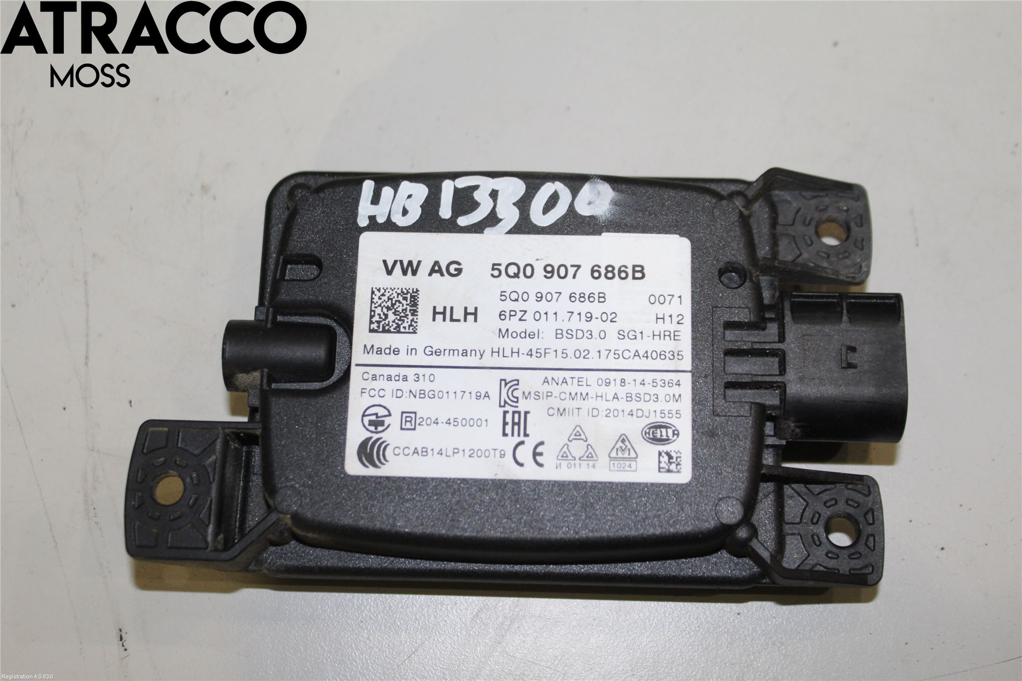 Volkswagen VW GOLF / E-GOLF VII 13-20 Sensor Aktivt Kollisionsskydd